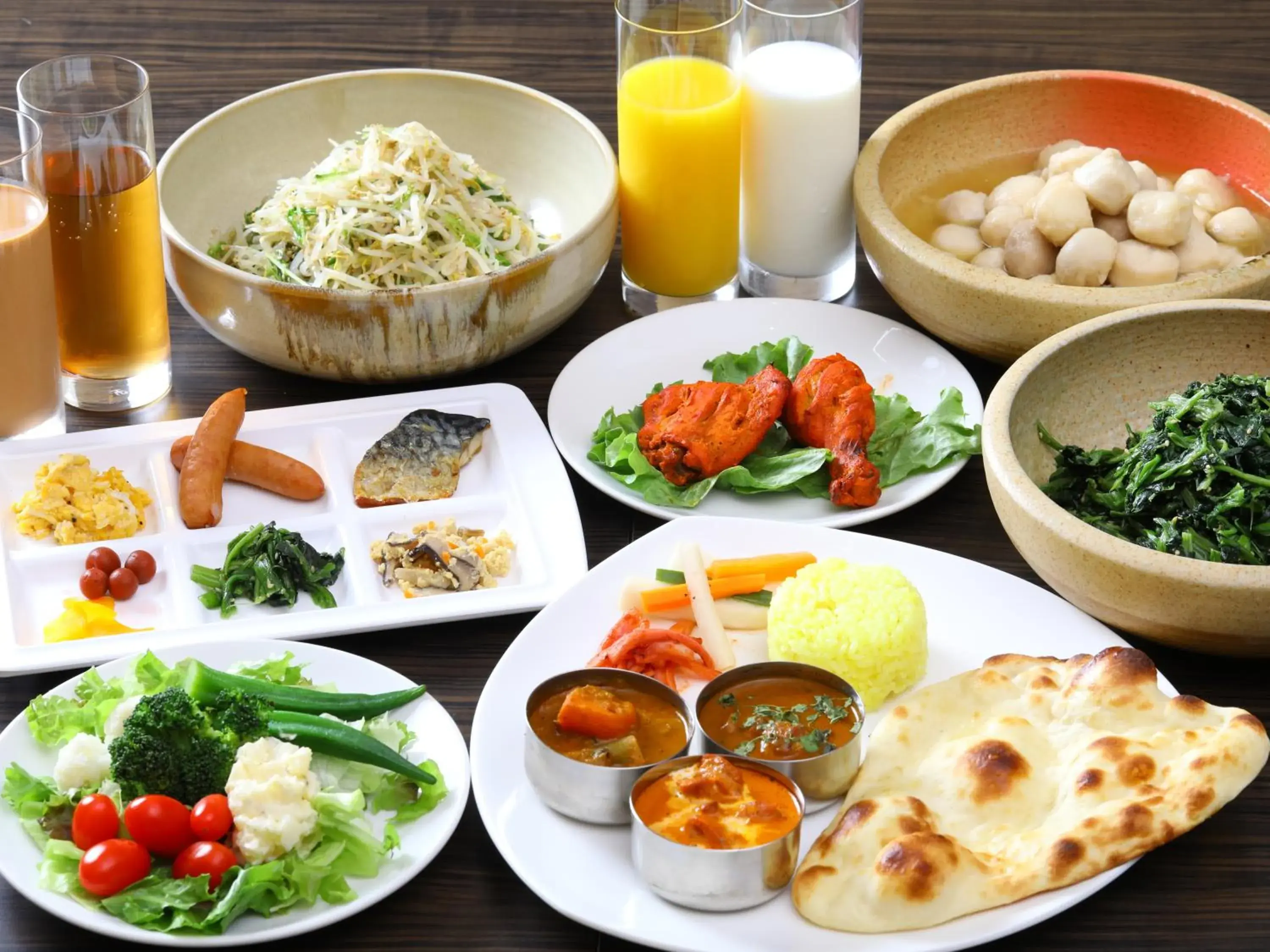 Buffet breakfast in Apa Hotel Ginza-Takaracho