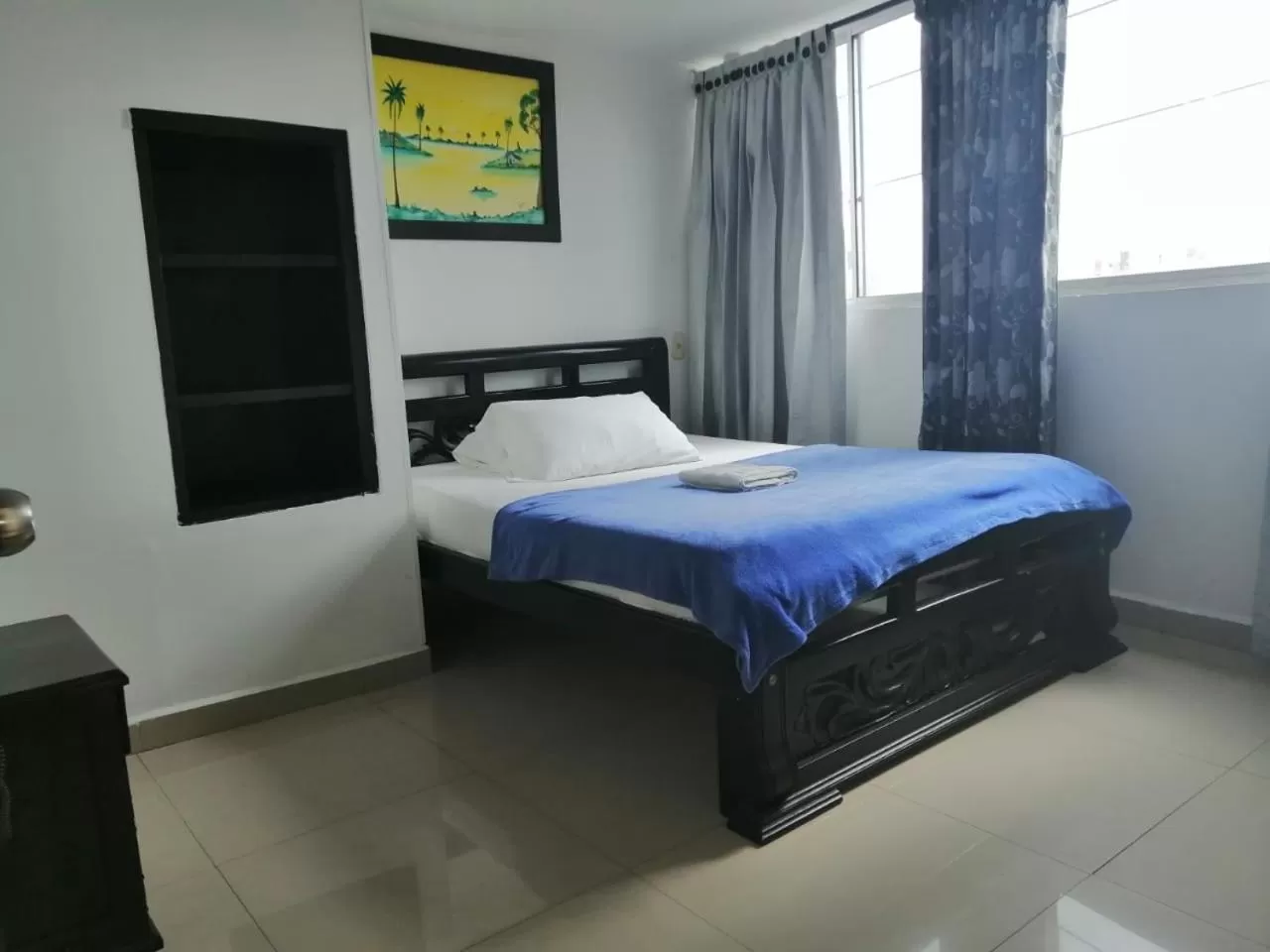 Bed in Hotel Palmeras De Mariana