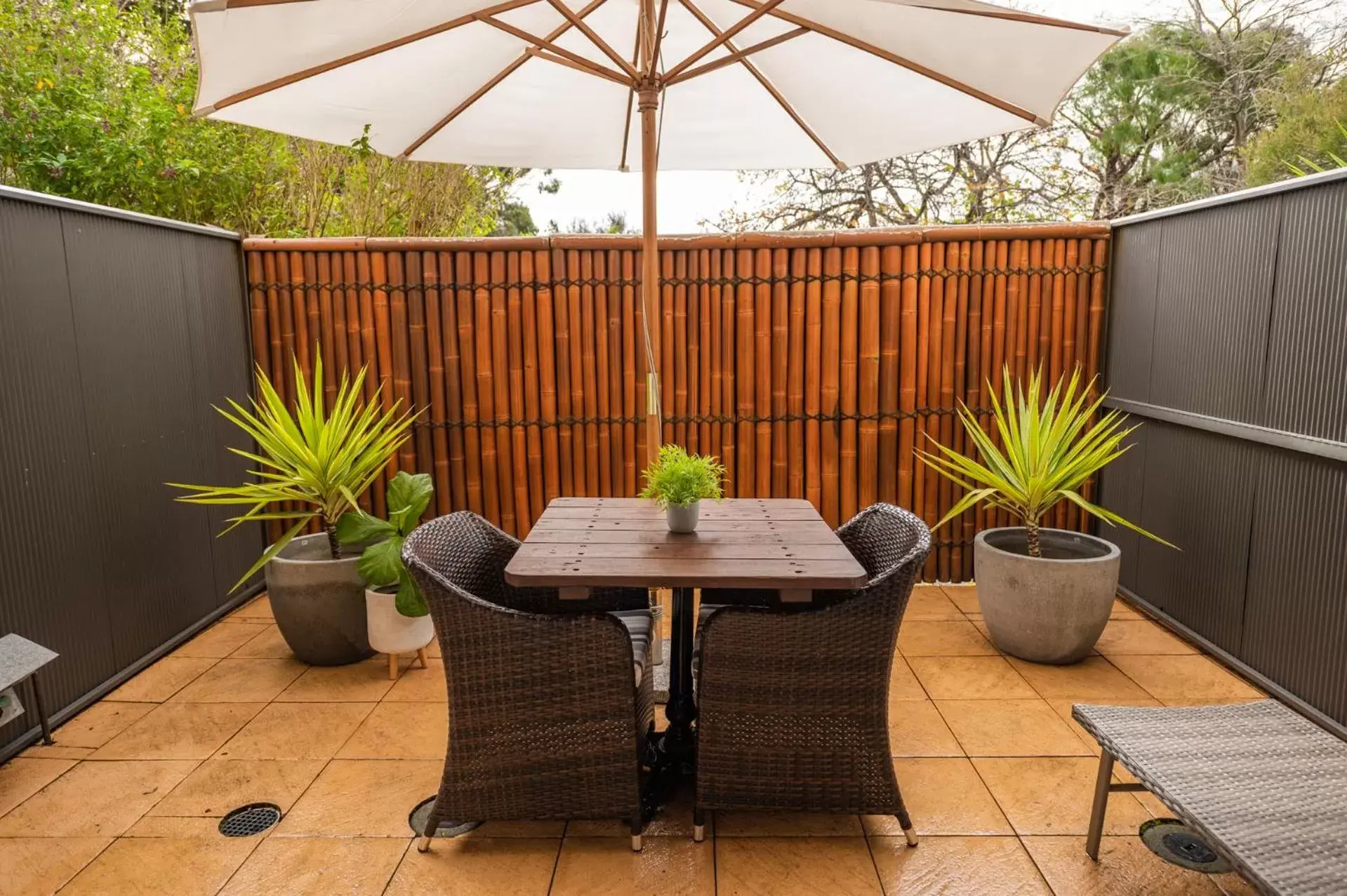 Inner courtyard view in Prideau's of Margaret River