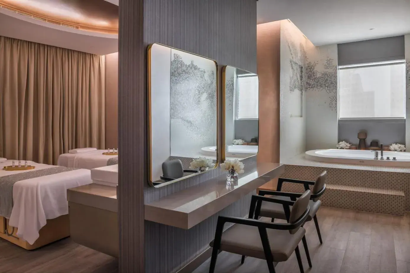 Spa and wellness centre/facilities, Bed in Paramount Hotel Midtown Spa and wellness centre/facilities, Bed in Paramount Hotel Midtown