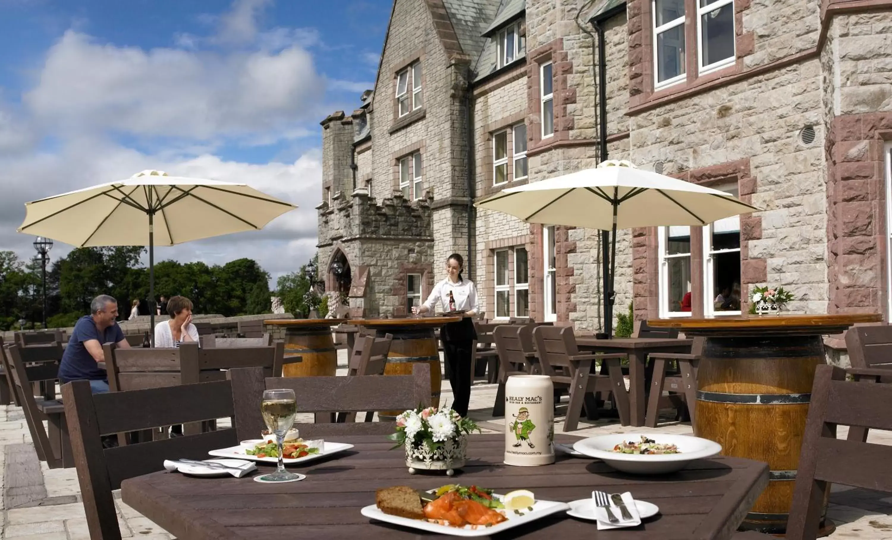 Patio, Restaurant/Places to Eat in Breaffy House Hotel and Spa