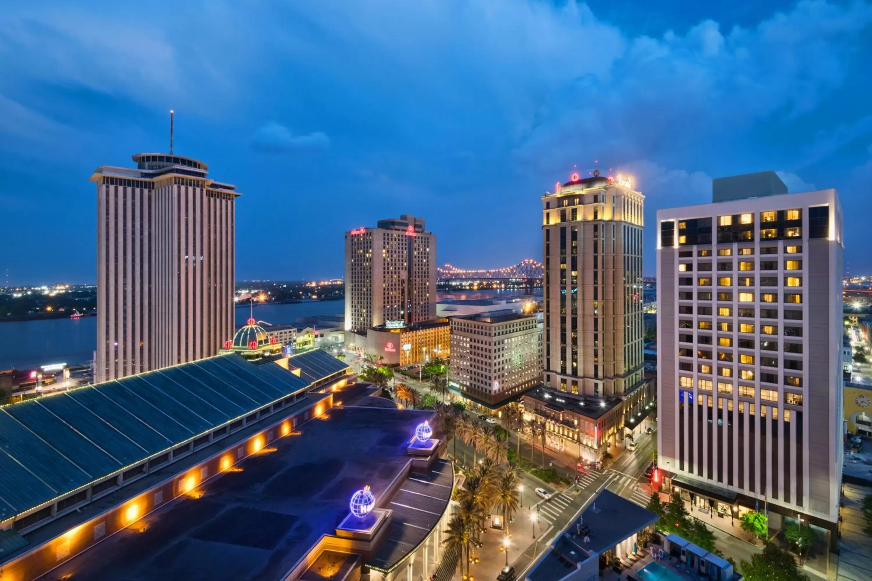 City view in The Windsor Court City view in The Windsor Court