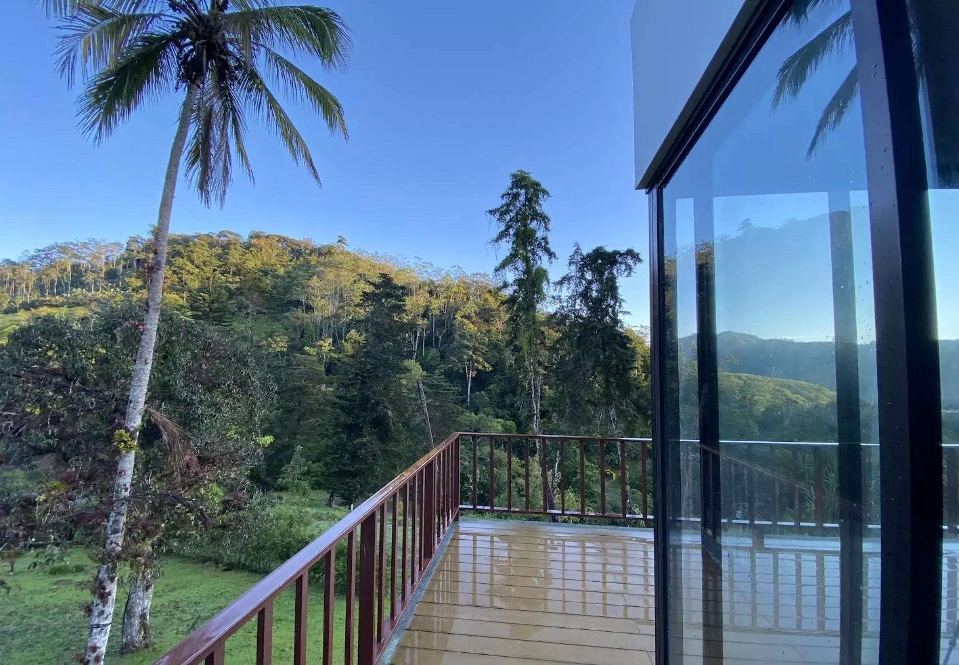 View (from property/room), Balcony/Terrace in Arte de Plumas birding lodge