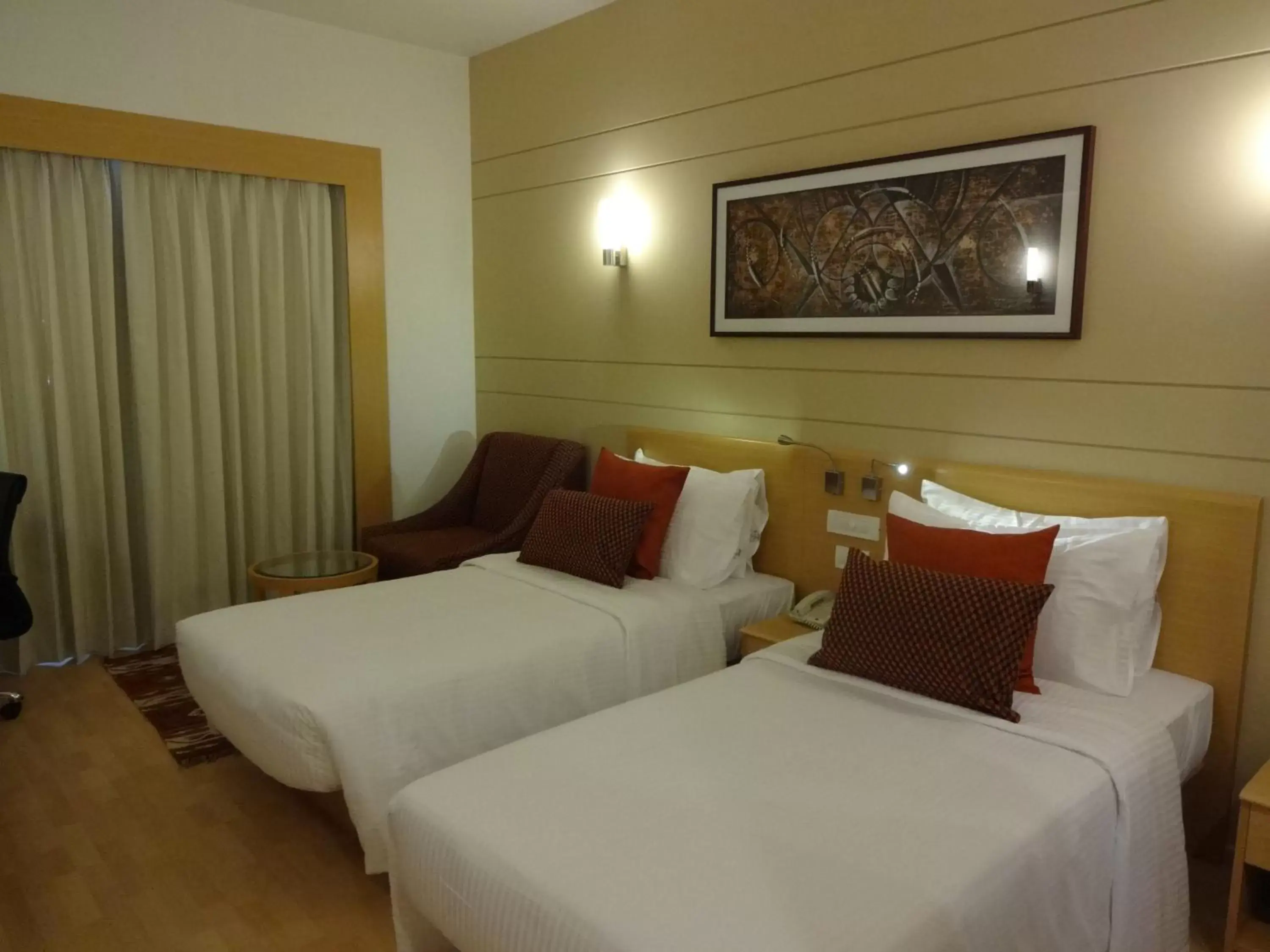 Bed in Lemon Tree Hotel, Gachibowli, Hyderabad