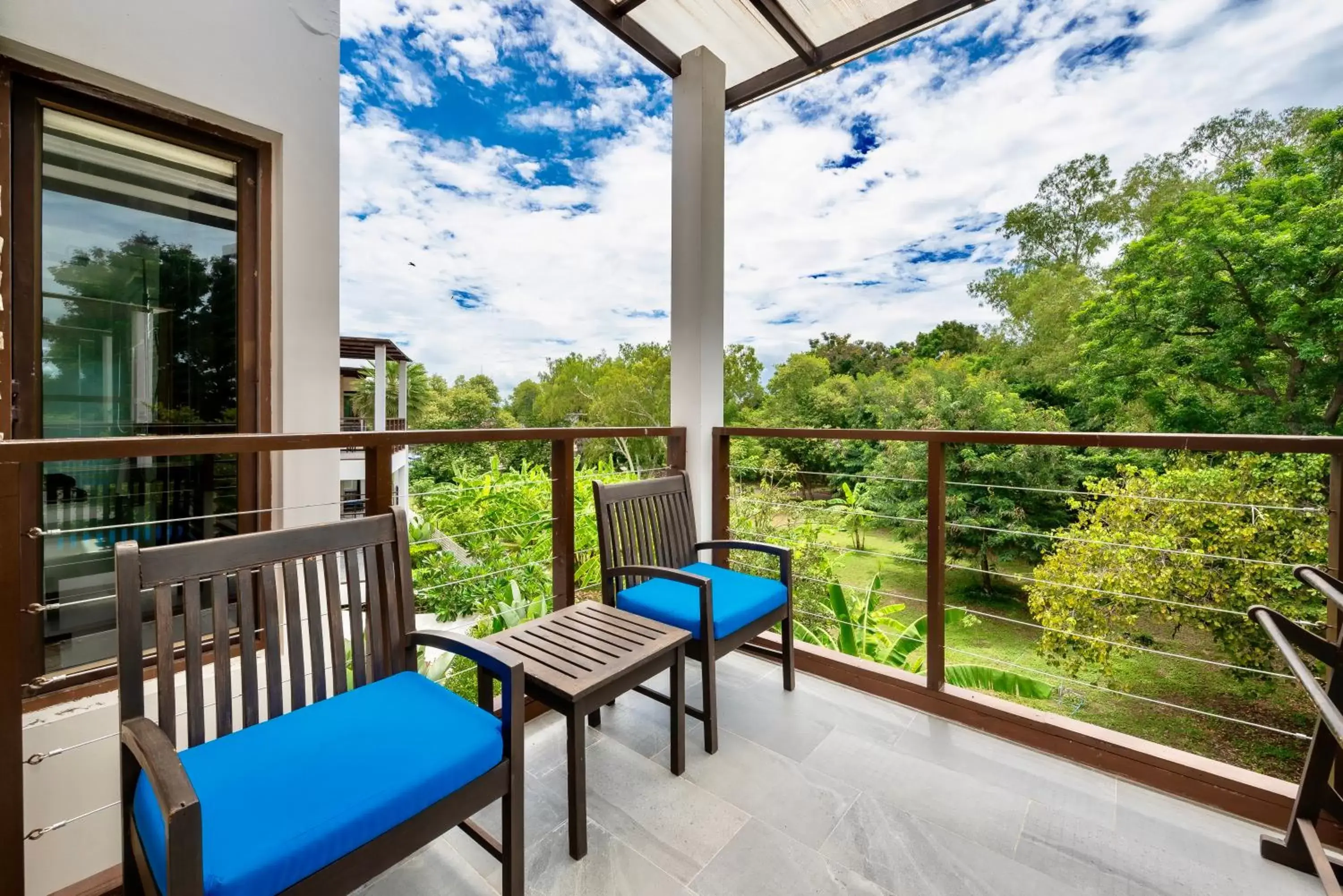 Patio, Balcony/Terrace in The Rock Hua Hin Beachfront Spa Resort - SHA Plus