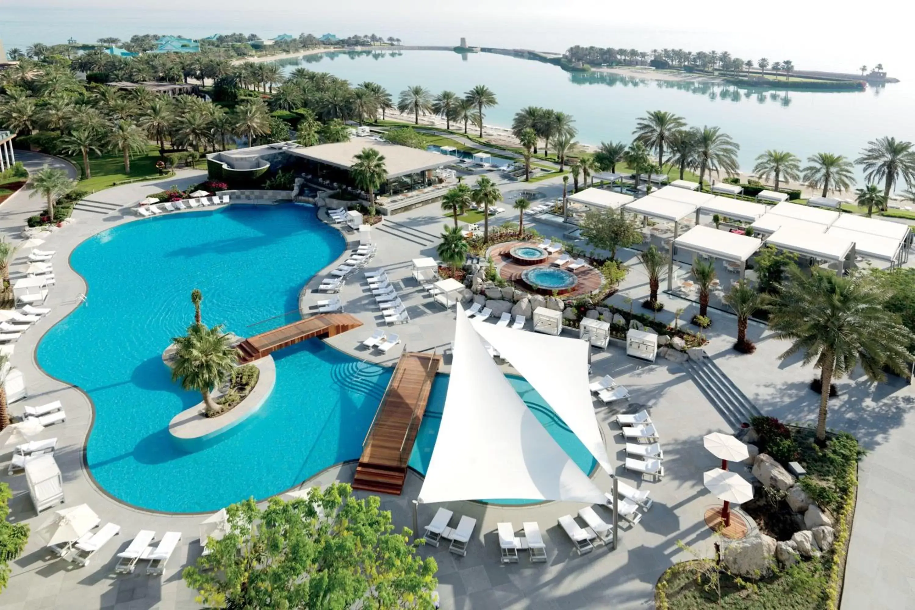 Beach, Bird's-eye View in The Ritz-Carlton, Bahrain