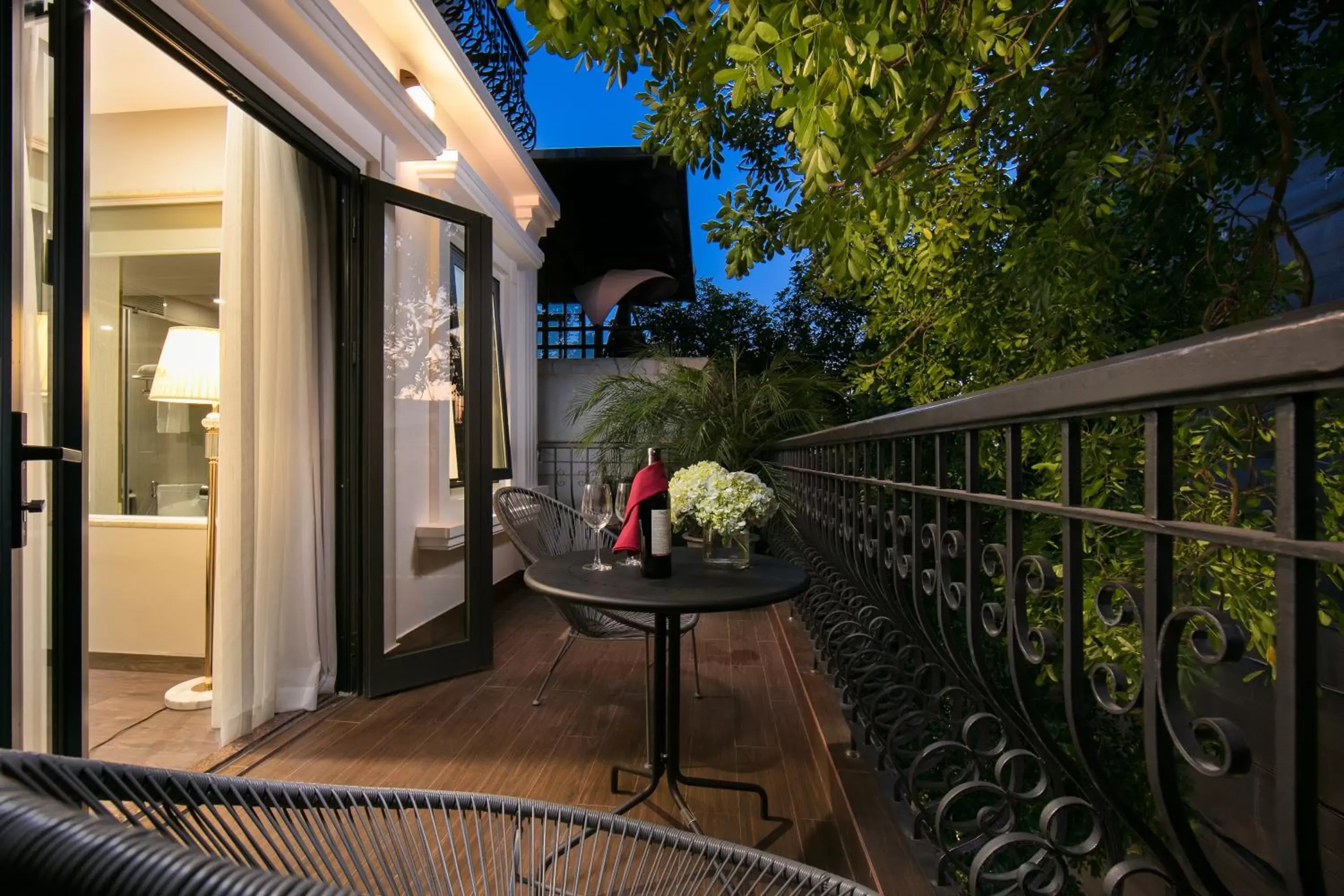 Balcony/Terrace in Hanoi L'Heritage Diamond Hotel & Spa