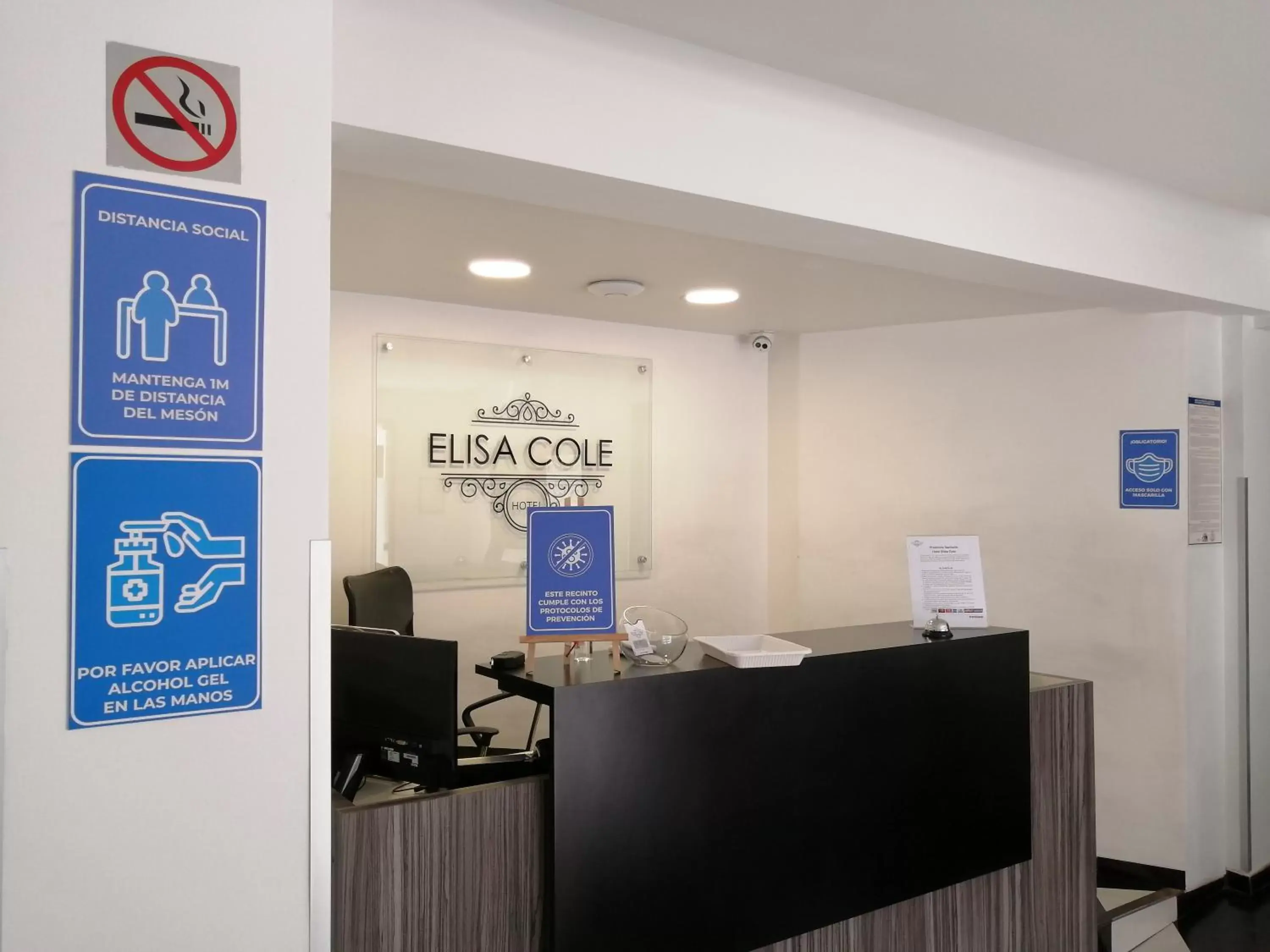 Lobby/Reception in Hotel Elisa Cole