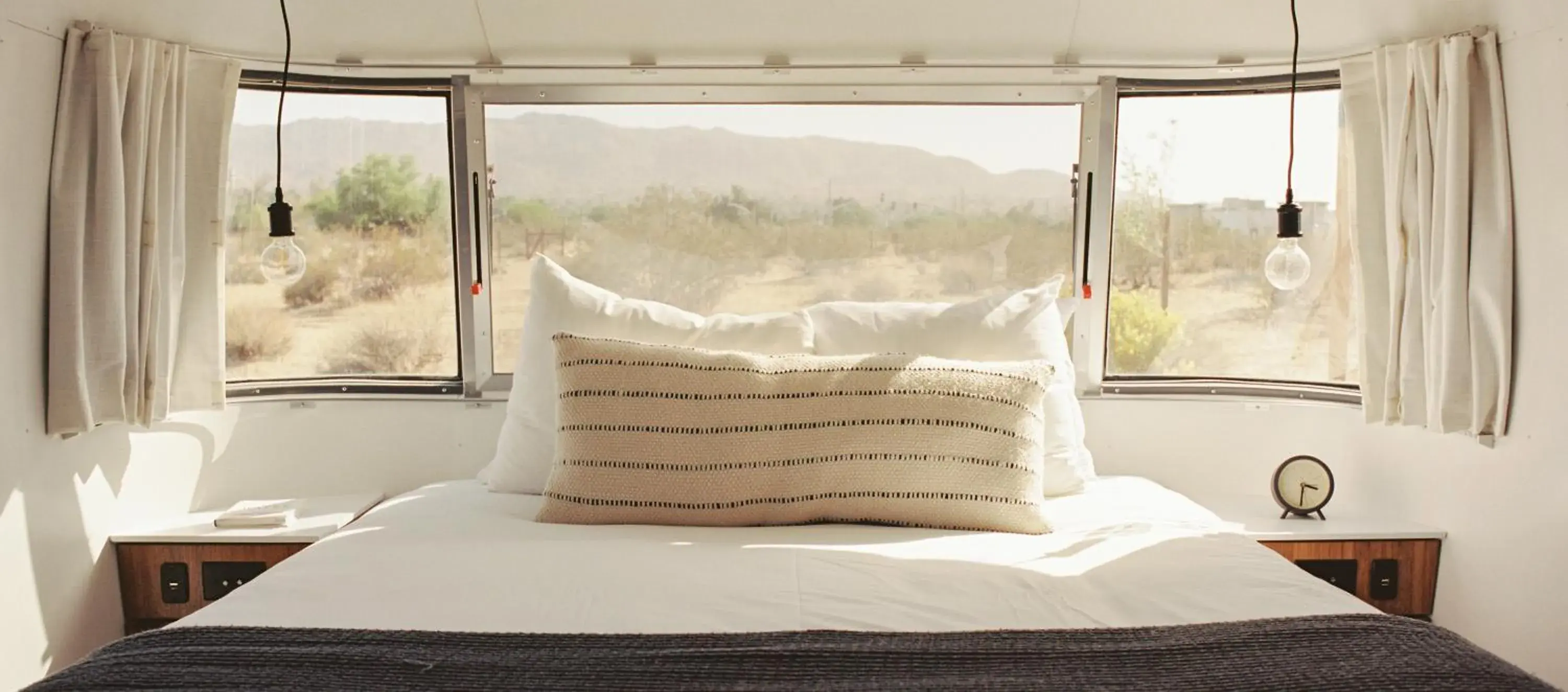 Bed in AutoCamp Joshua Tree