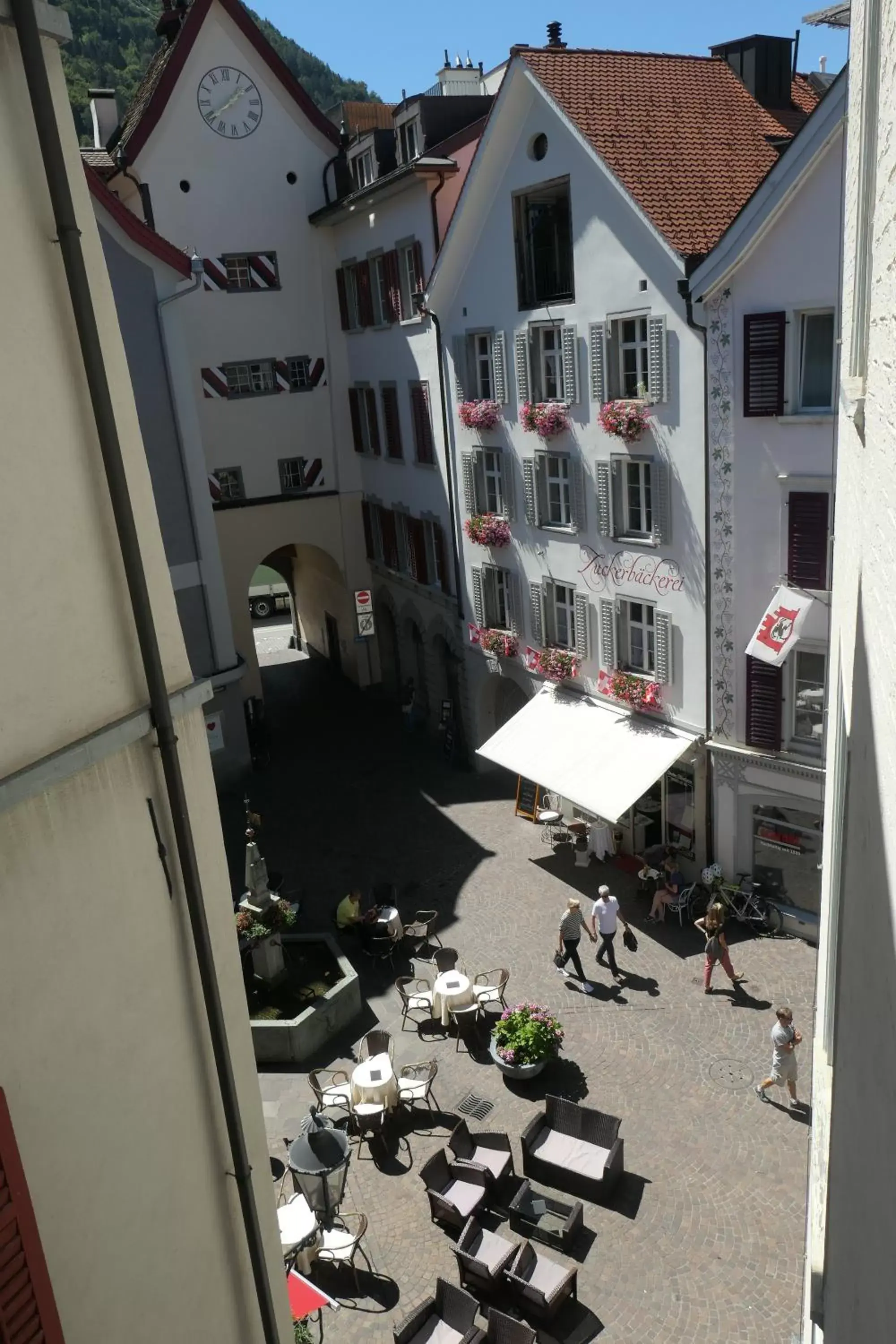 City view, Bird's-eye View in Hotel Franziskaner