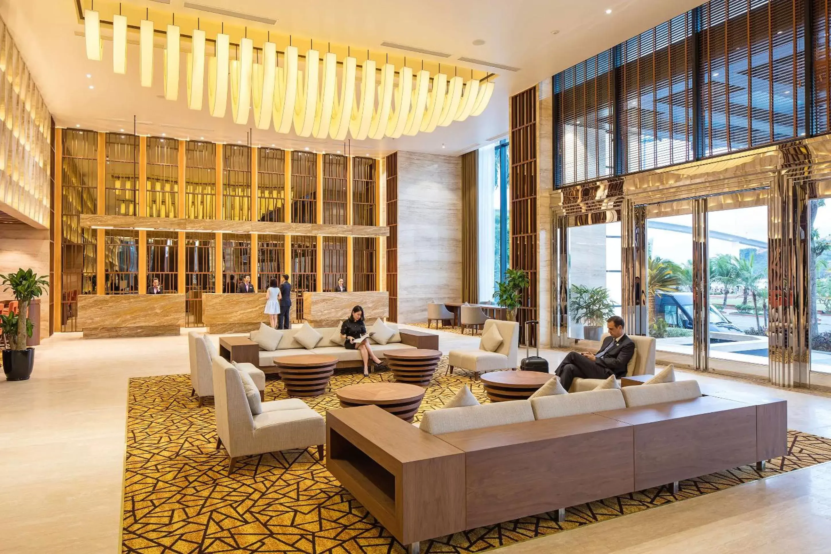 Lobby or reception in Wyndham Legend Halong