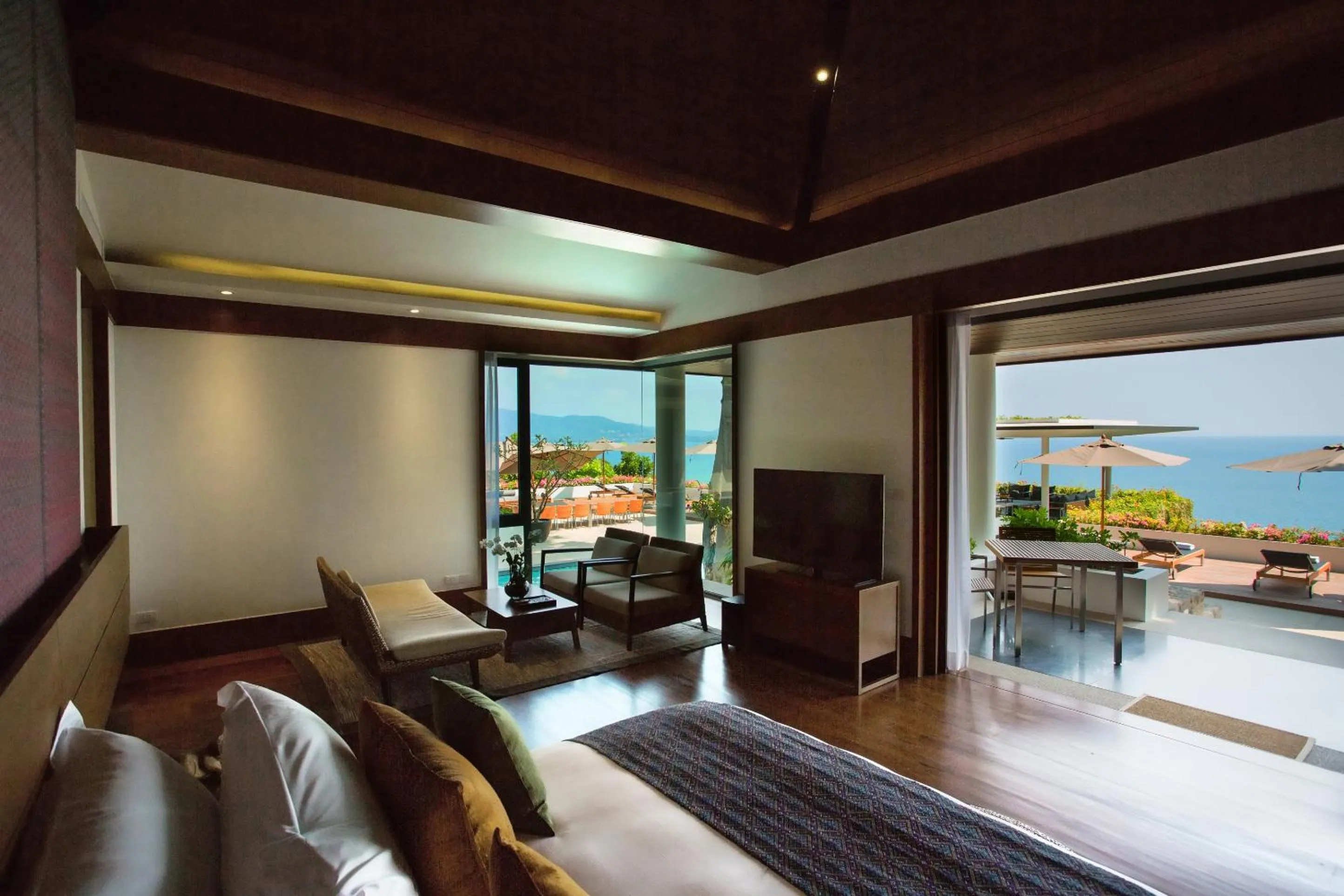 Bedroom, Bed in Trisara Villas & Residences Phuket