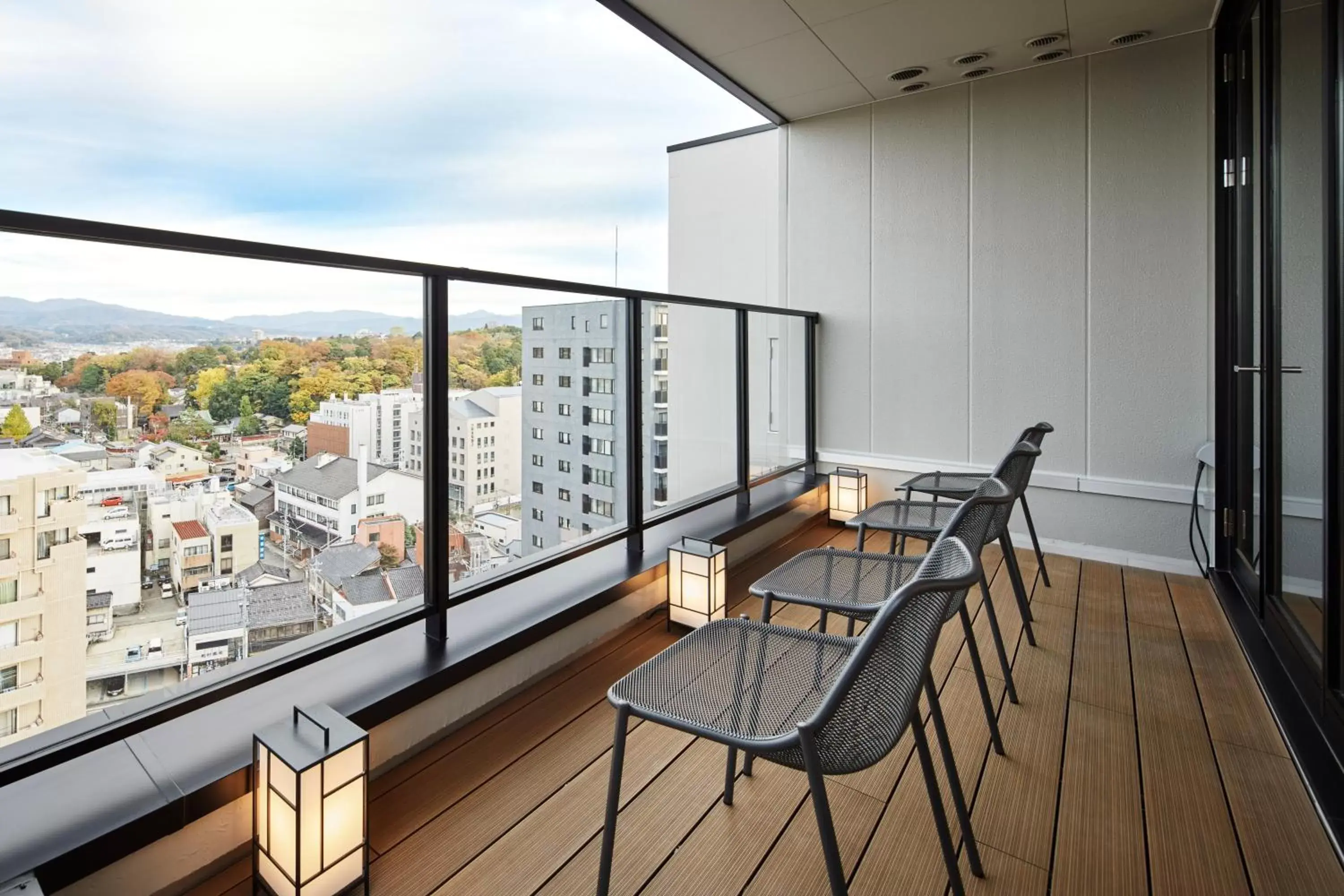 Balcony/Terrace in the square hotel KANAZAWA