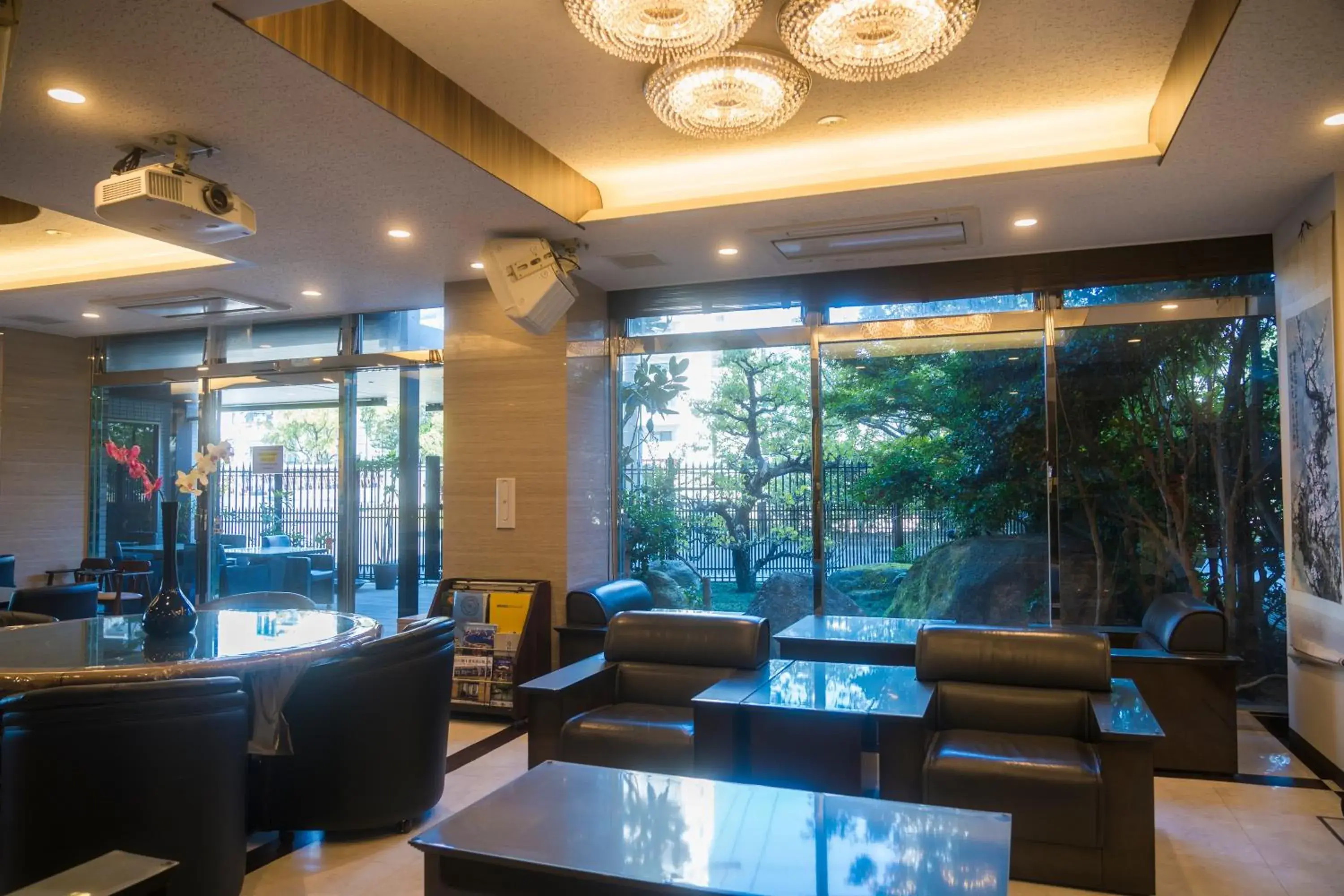 Lobby or reception, Lounge/Bar in Hotel Hakata Nakasu Inn