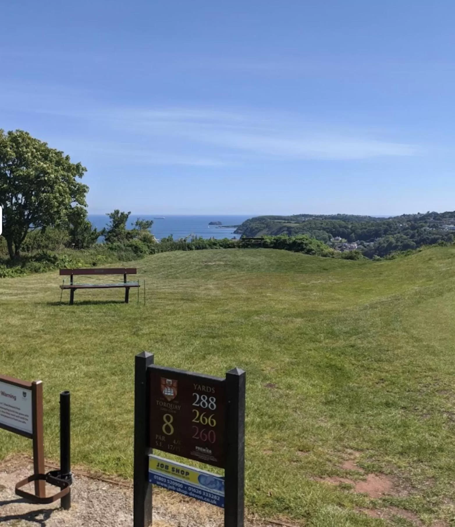 Golfcourse in Stover Lodge