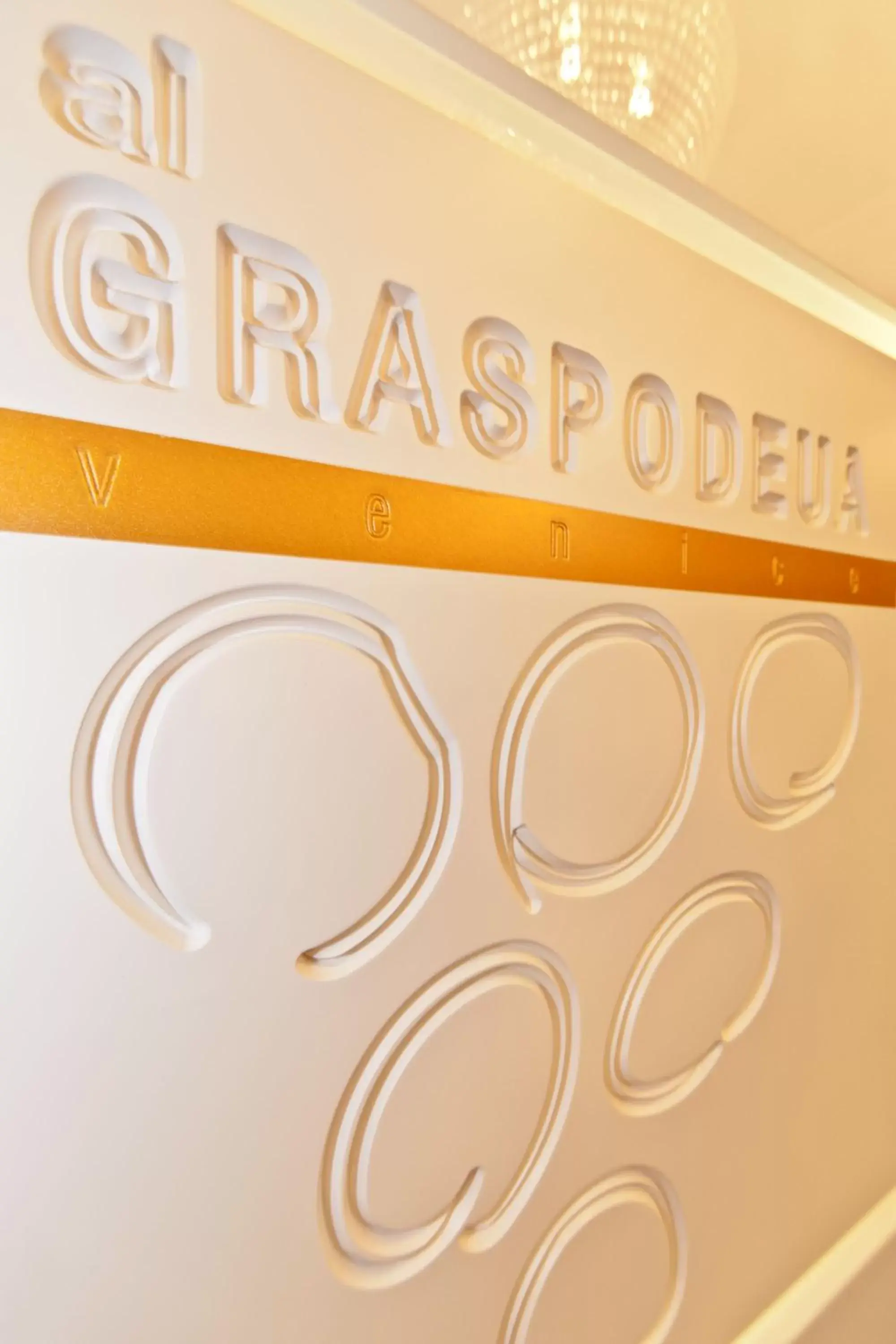 Decorative detail, Property Logo/Sign in Hotel al Graspo de Ua