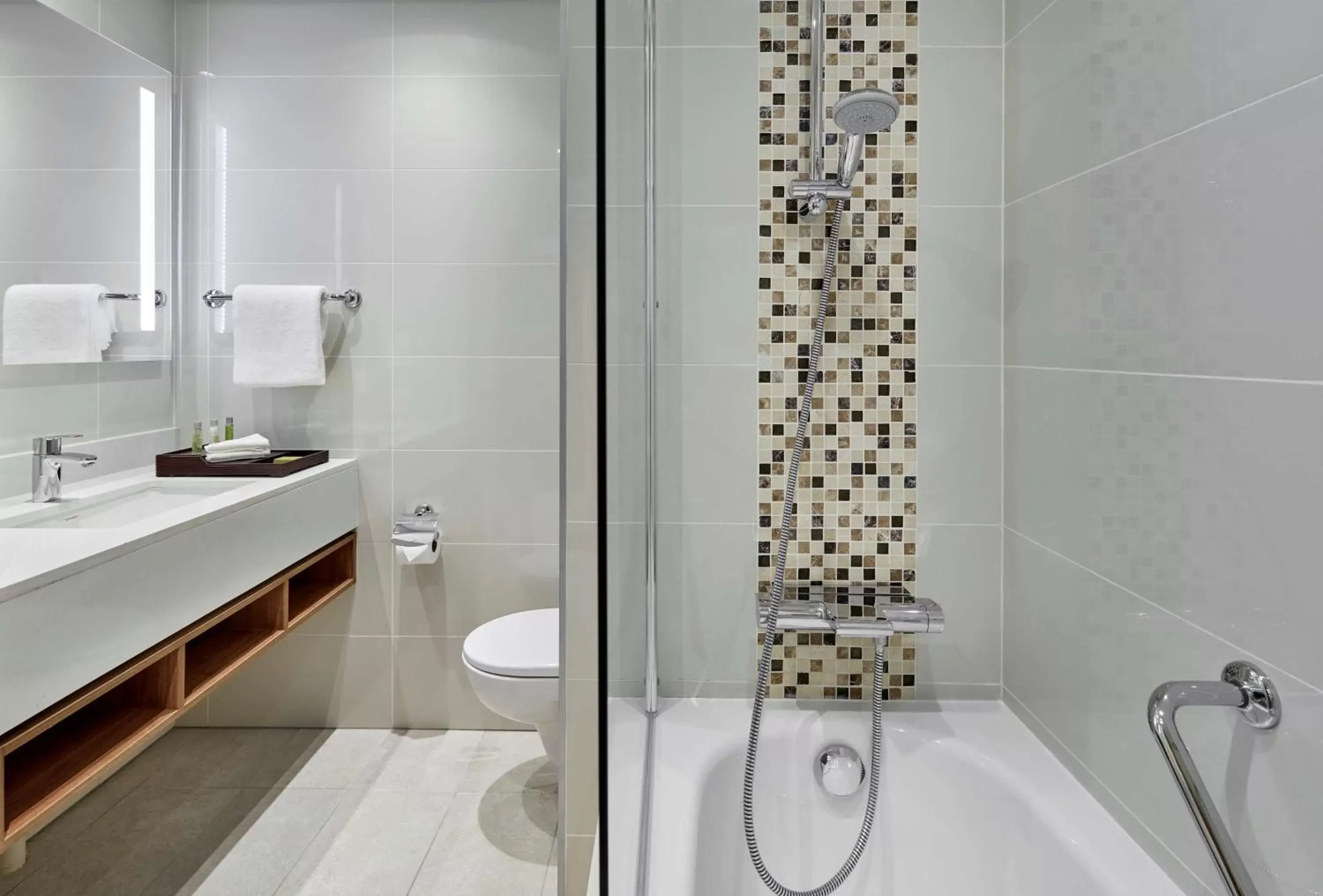 Bathroom in Hilton Garden Inn Gaborone, Botswana Bathroom in Hilton Garden Inn Gaborone, Botswana