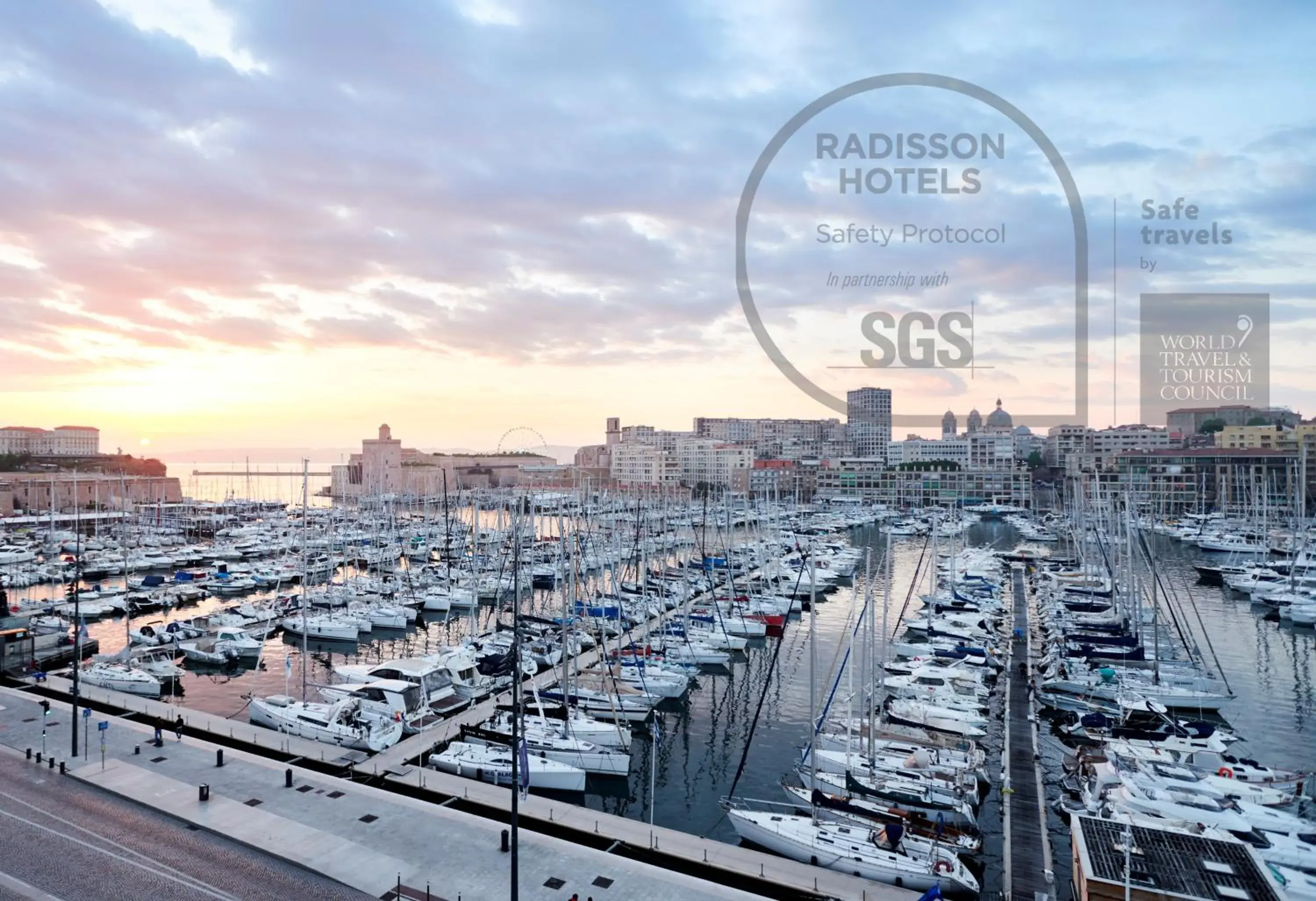 Logo/Certificate/Sign in Radisson Blu Hotel Marseille Vieux Port