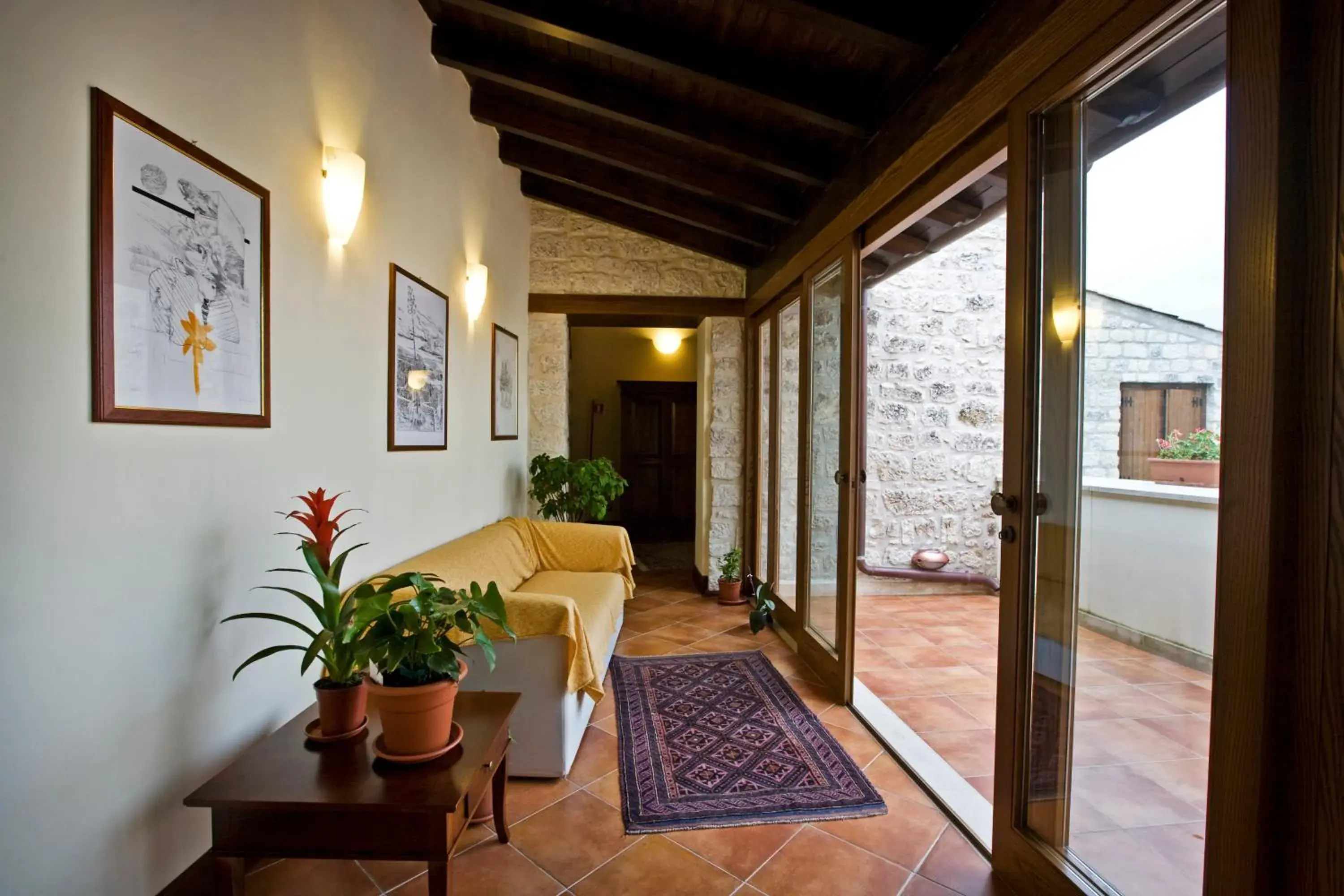 Balcony/Terrace in Hotel Residenza Petra