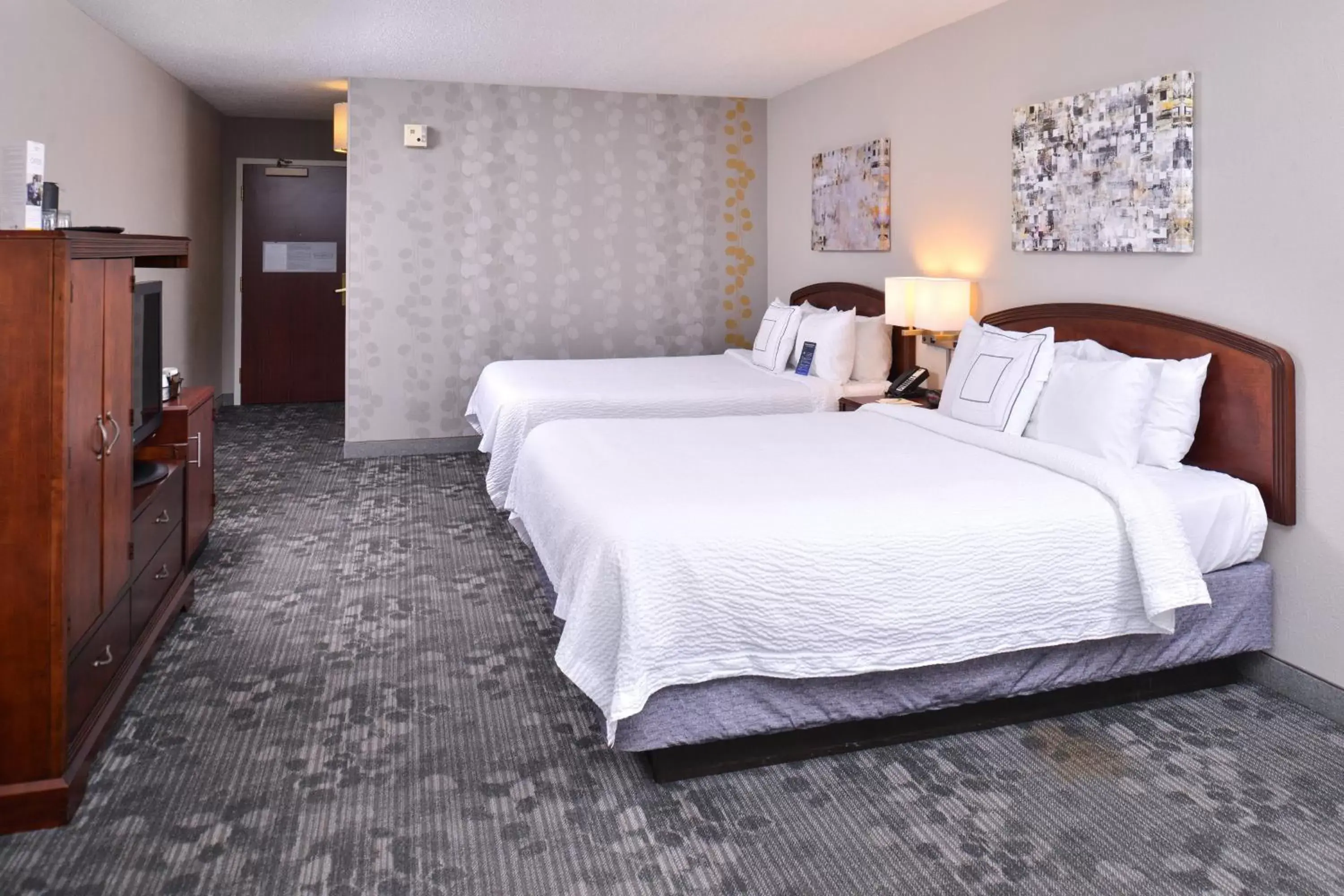 Queen Room with Two Queen Beds - Hearing Accessible in Courtyard by Marriott Decatur Queen Room with Two Queen Beds - Hearing Accessible in Courtyard by Marriott Decatur