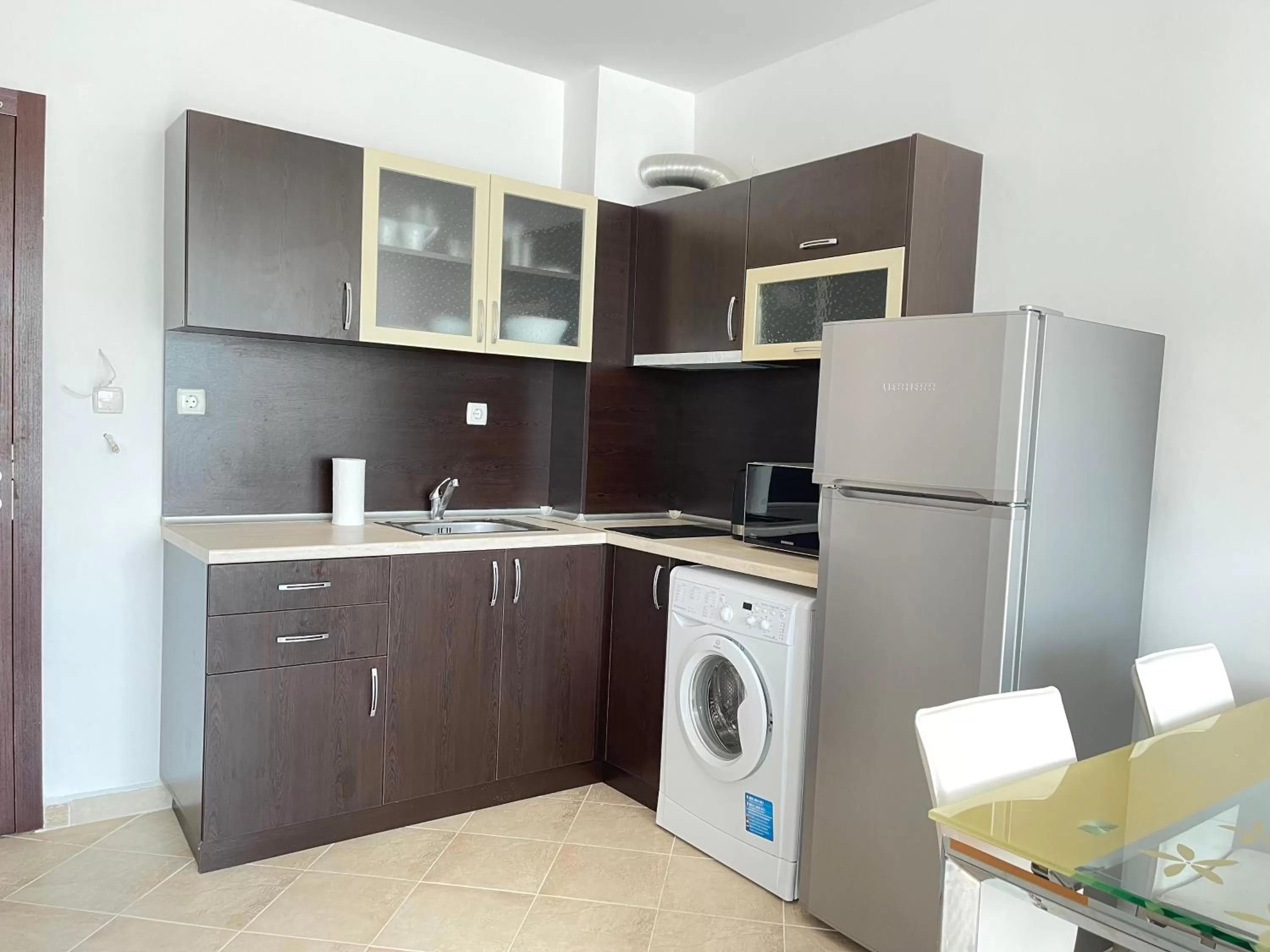 Kitchen or kitchenette in Ravda Family Resort. Park&Sea