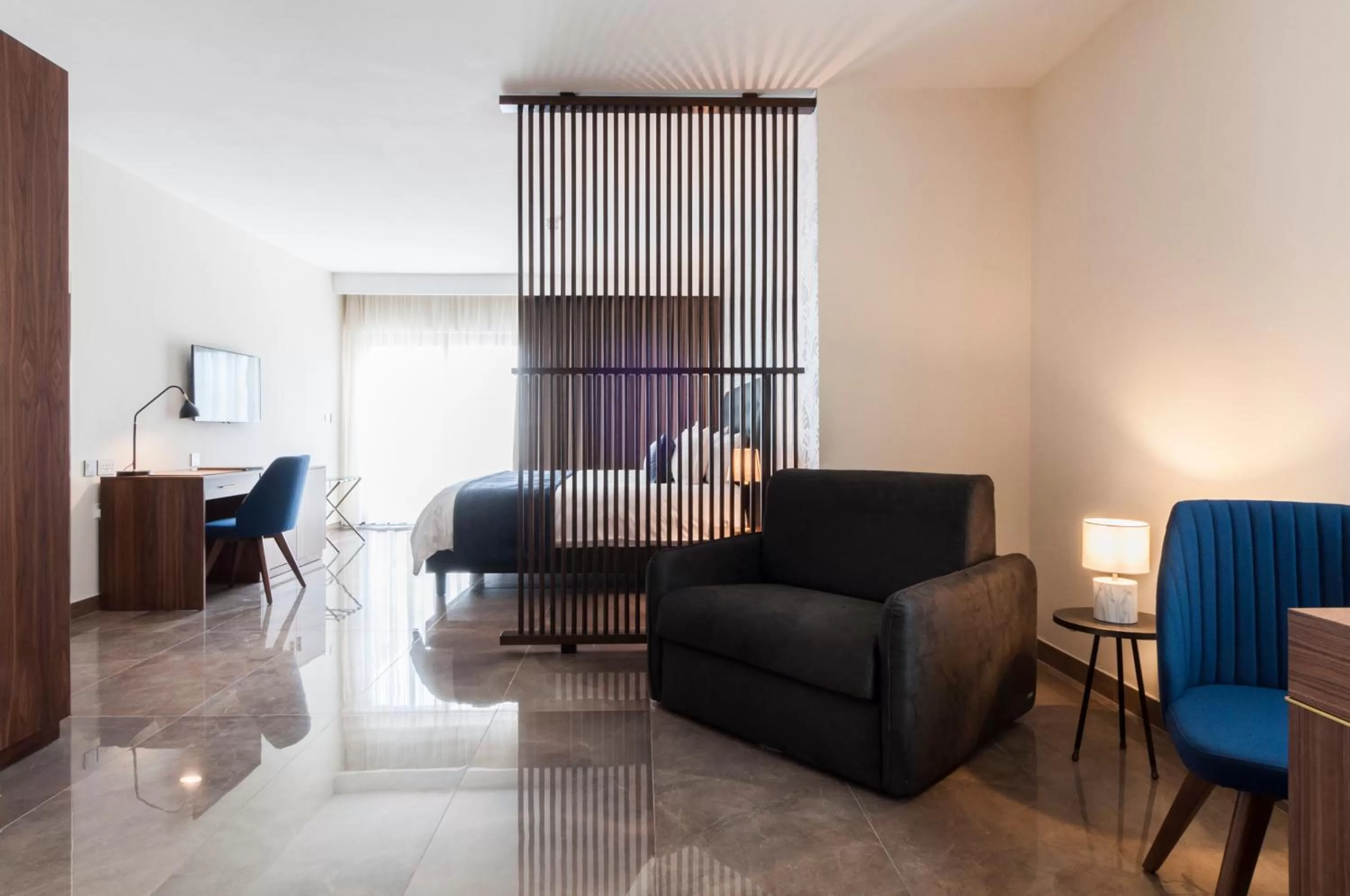 Bed in The Duke Boutique Hotel