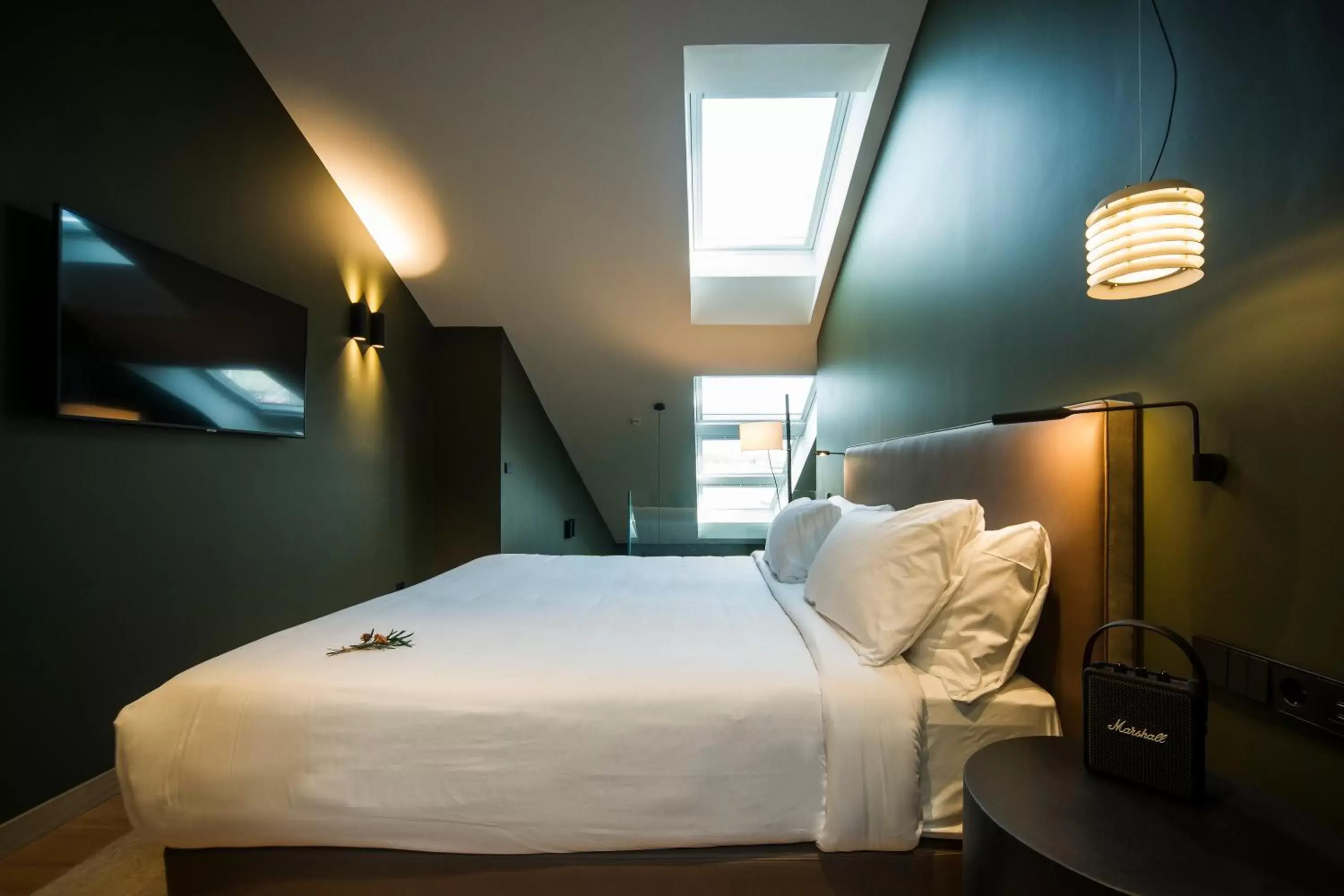 Bed in Hotel Arbaso