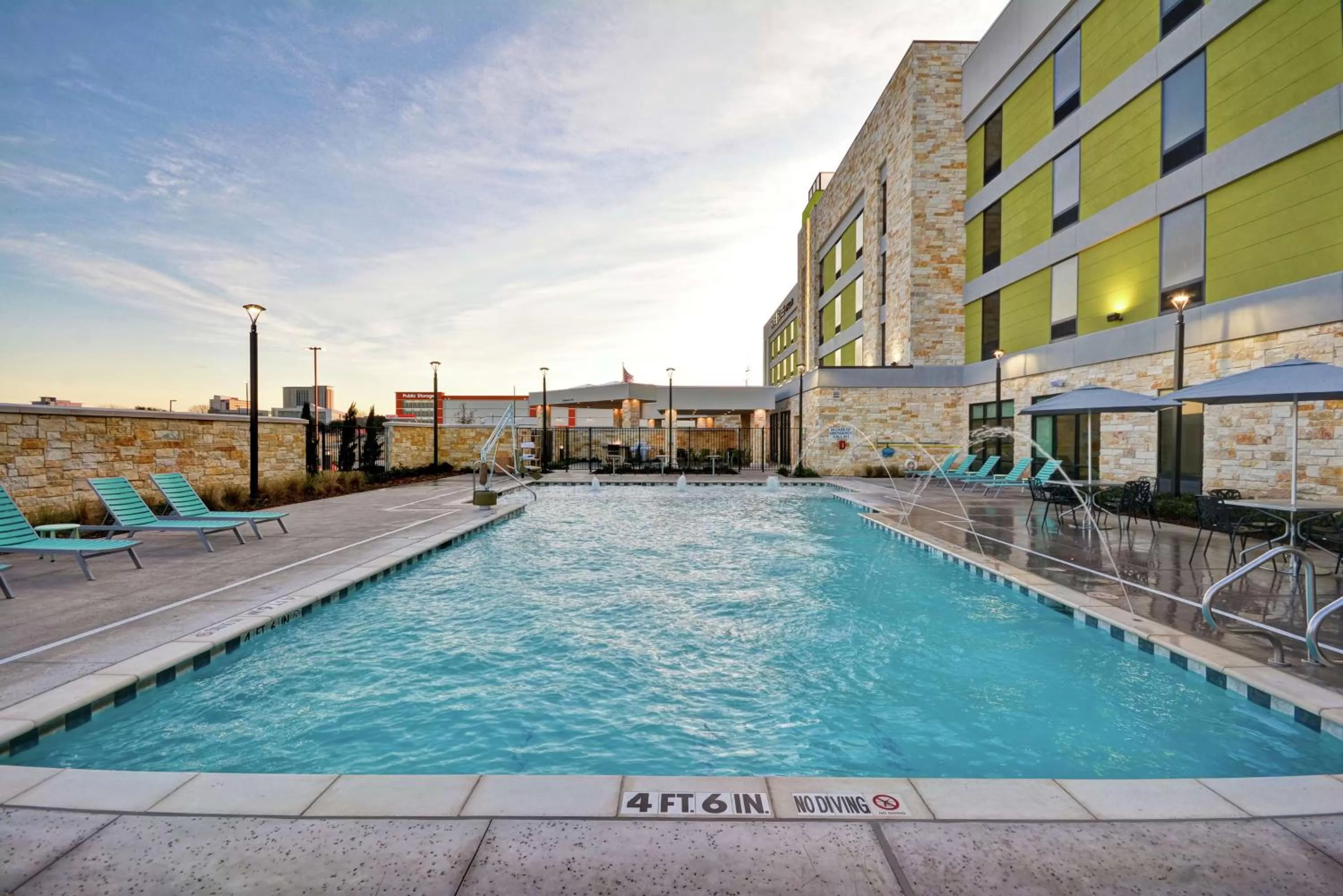 Pool view in Home2 Suites Plano Legacy West
