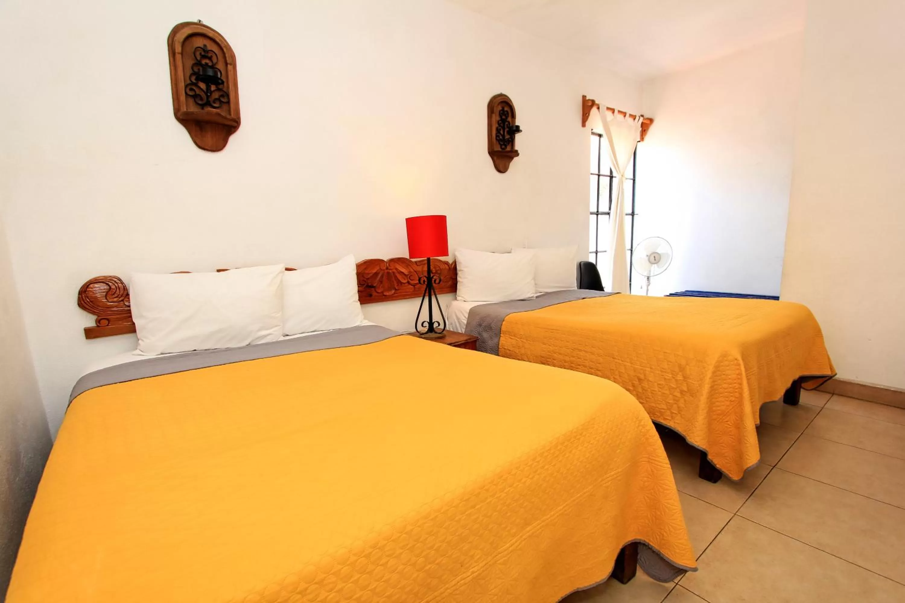 Bed in Hotel Real Guanajuato