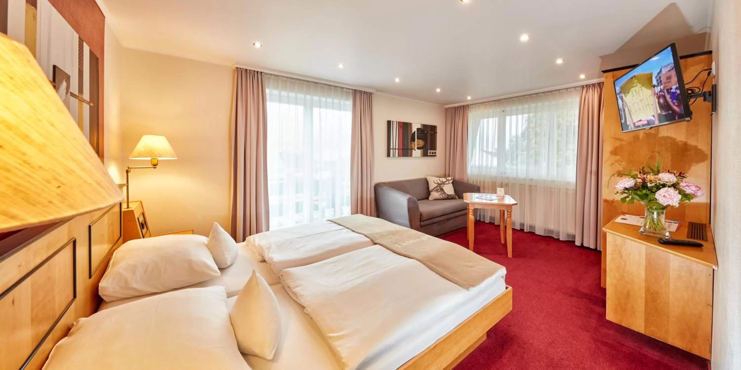 Photo of the whole room, Bed in Hotel Riezler Hof