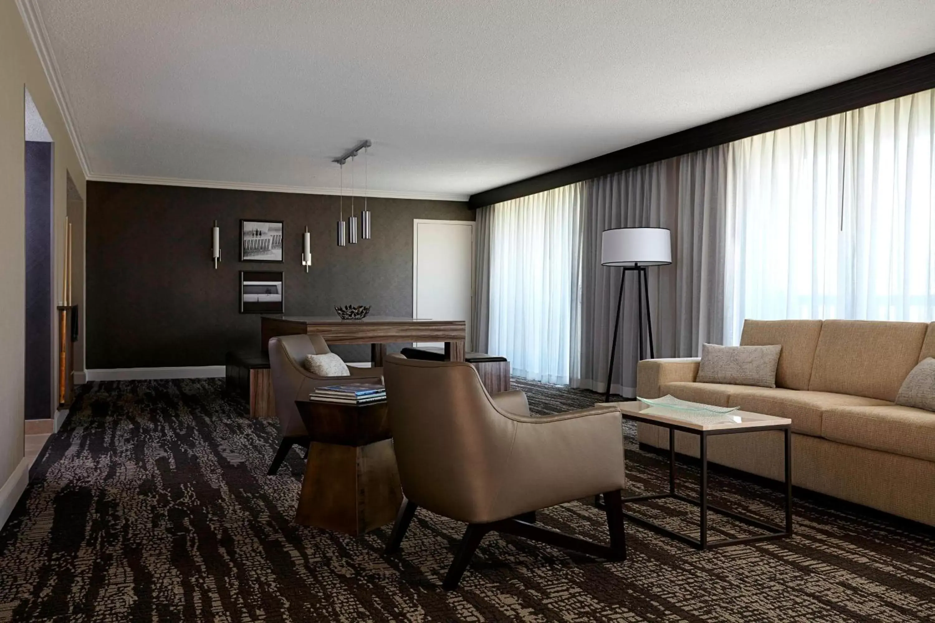 Bedroom, Seating Area in Bethesda Marriott