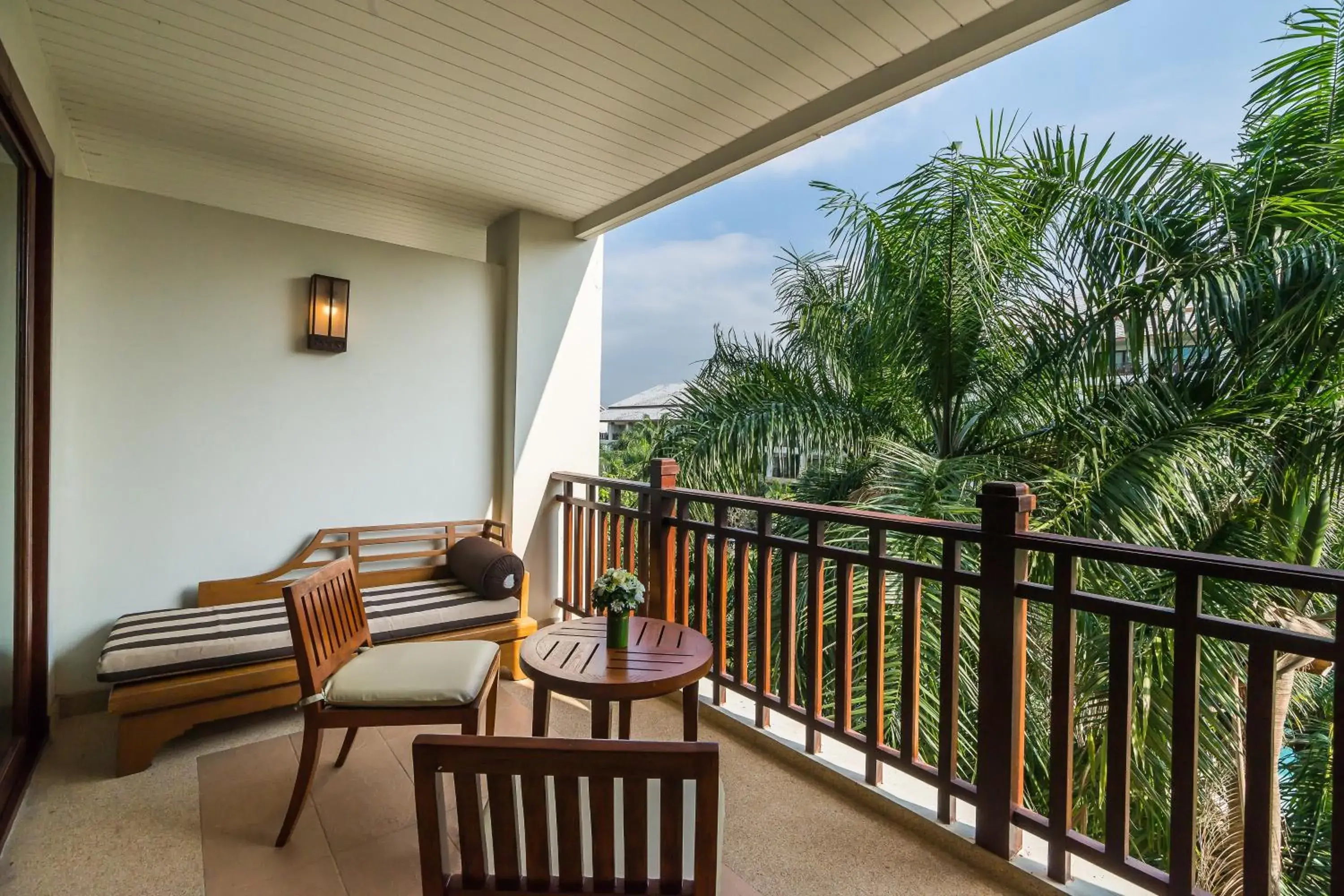 Balcony/Terrace in Ravindra Beach Resort & Spa - SHA Extra Plus