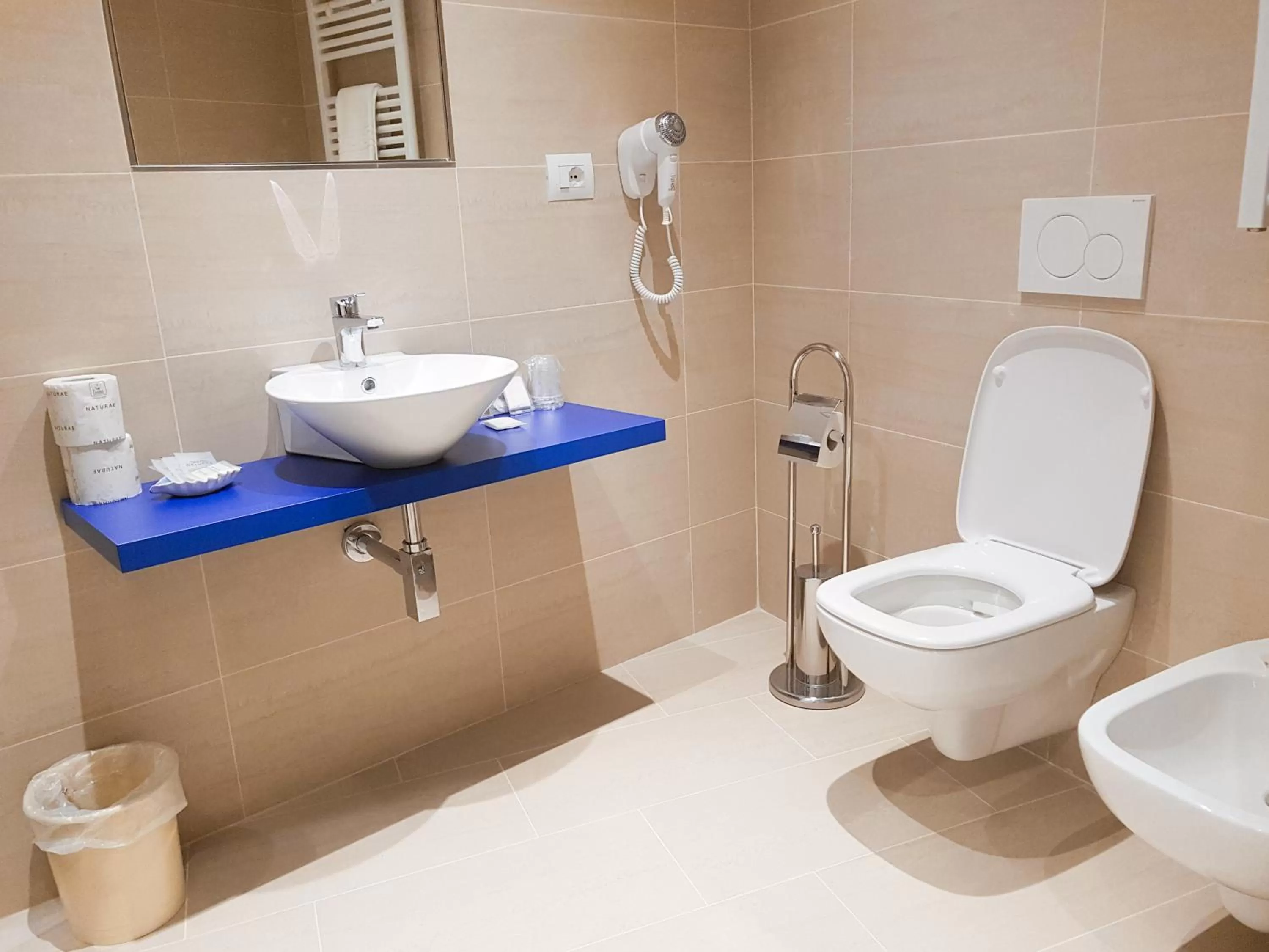 Toilet in Roma Hotel