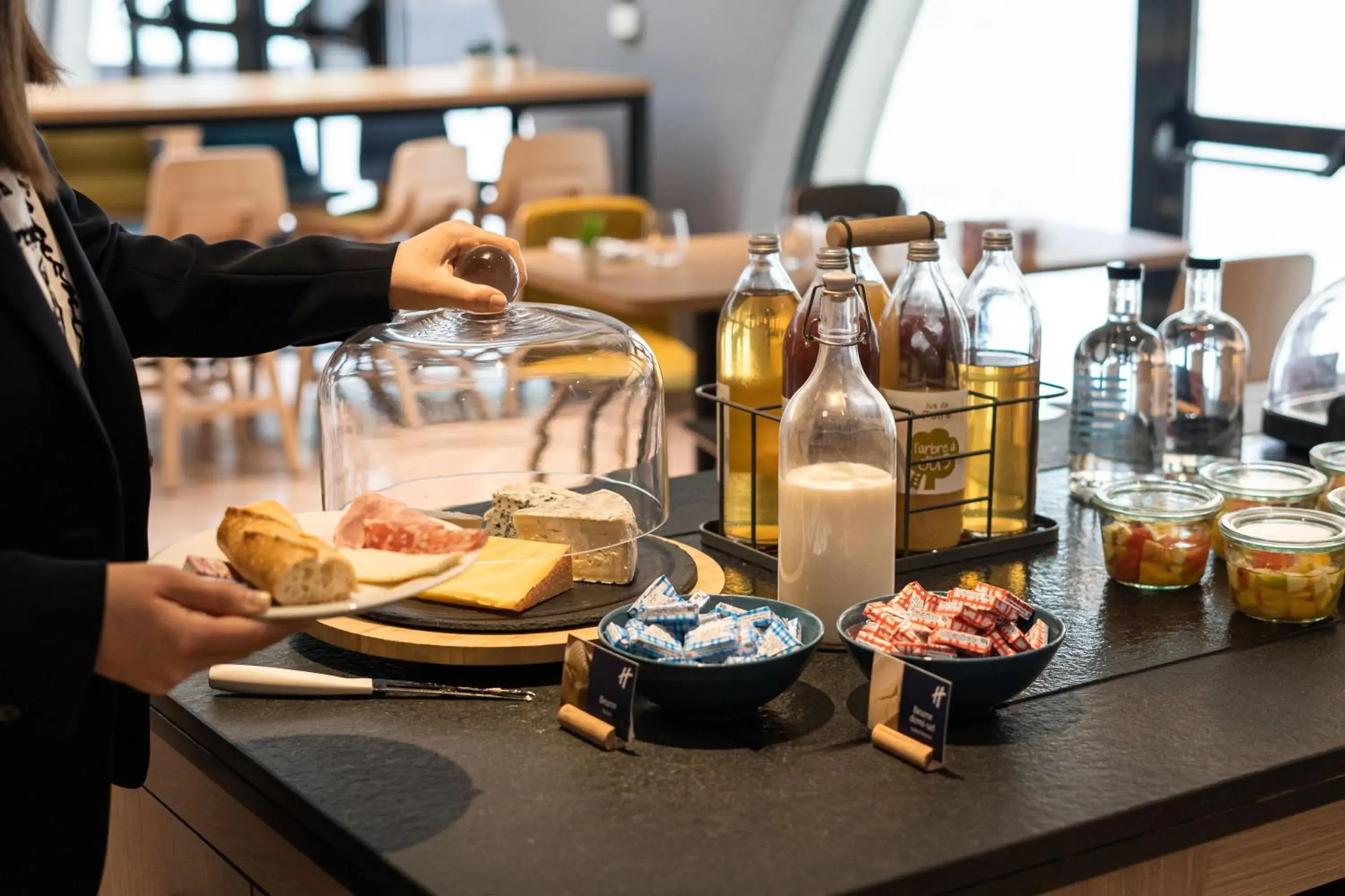 Continental breakfast in Holiday Inn Lyon Vaise, an IHG Hotel