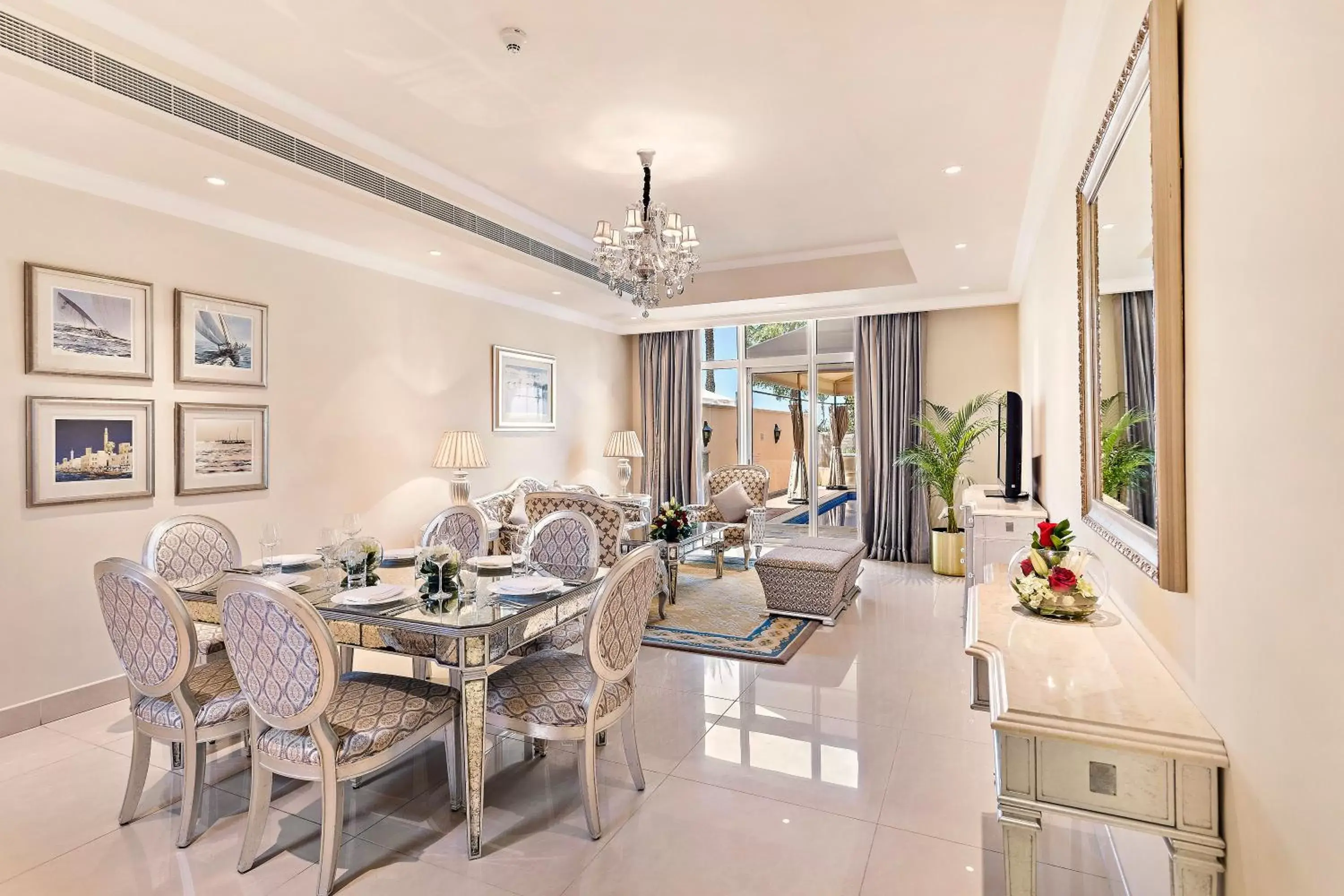 Living room, Dining Area in Kempinski Hotel & Residences Palm Jumeirah