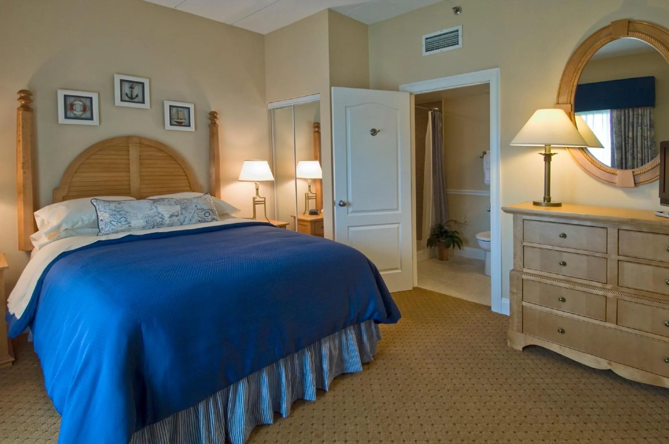 Bedroom in The Cove at Yarmouth by Westgate Resorts