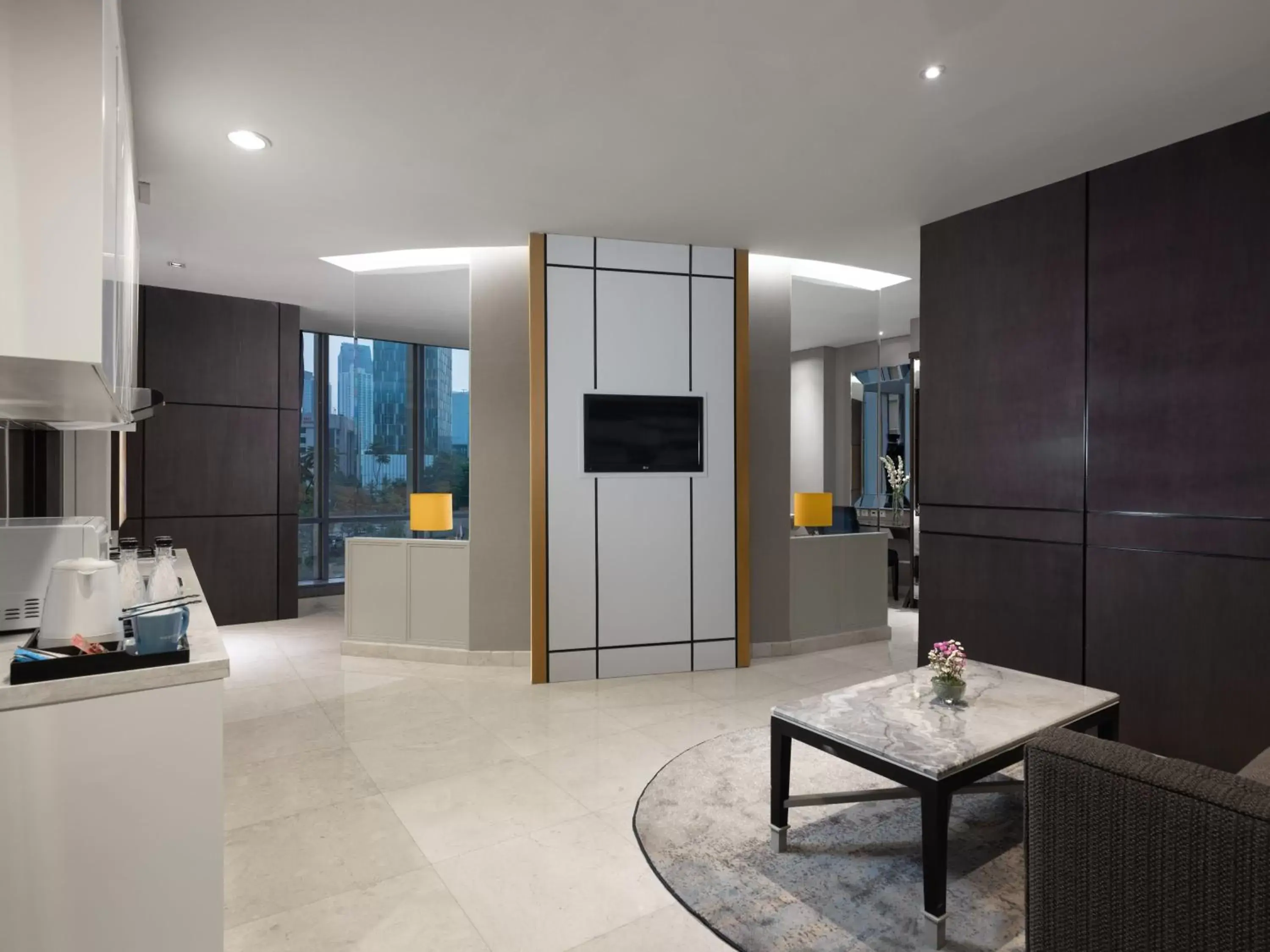 Living room in The Grove Suites by Grand Aston Living room in The Grove Suites by Grand Aston