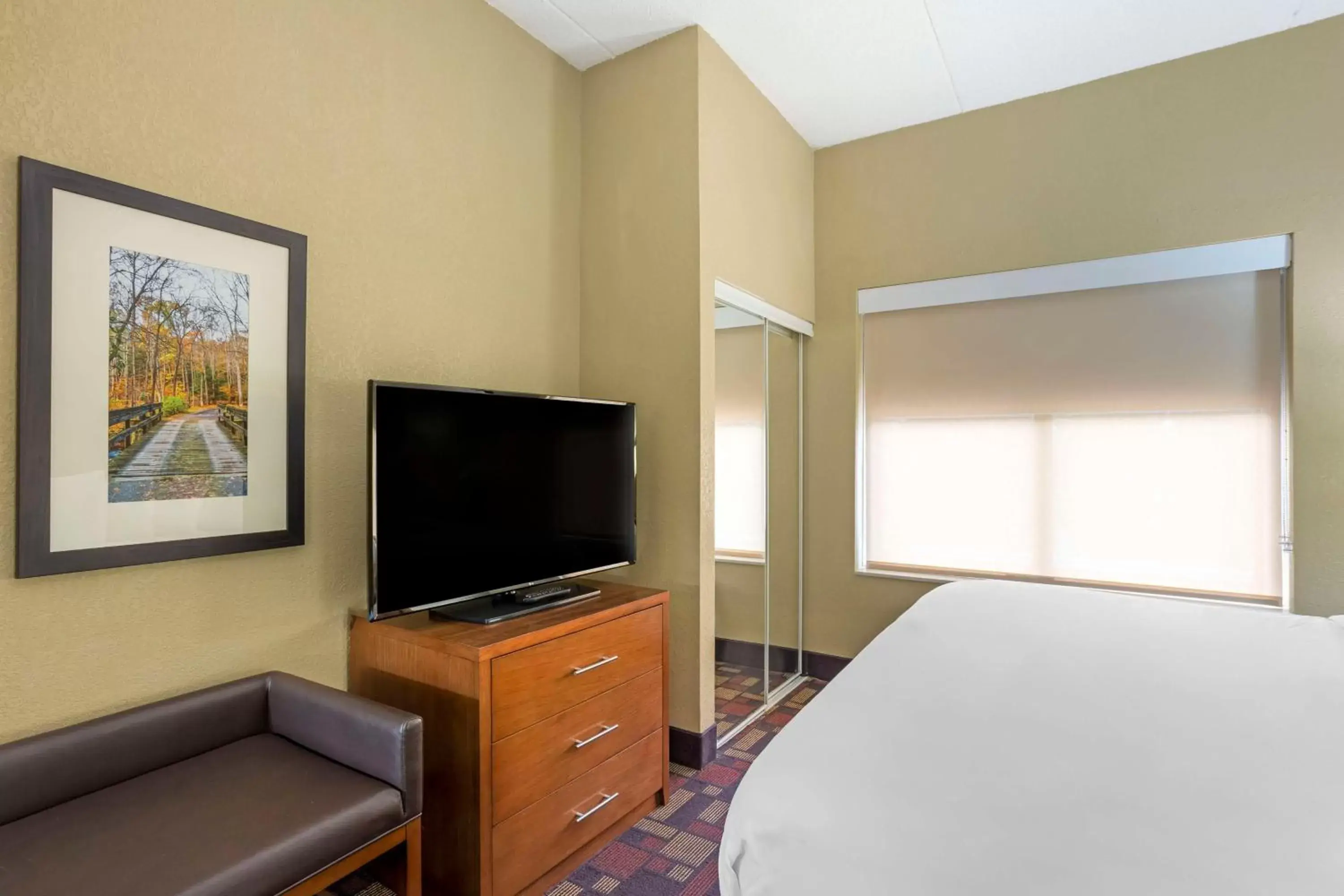 Bedroom, TV/Entertainment Center in Best Western Grantville Hershey