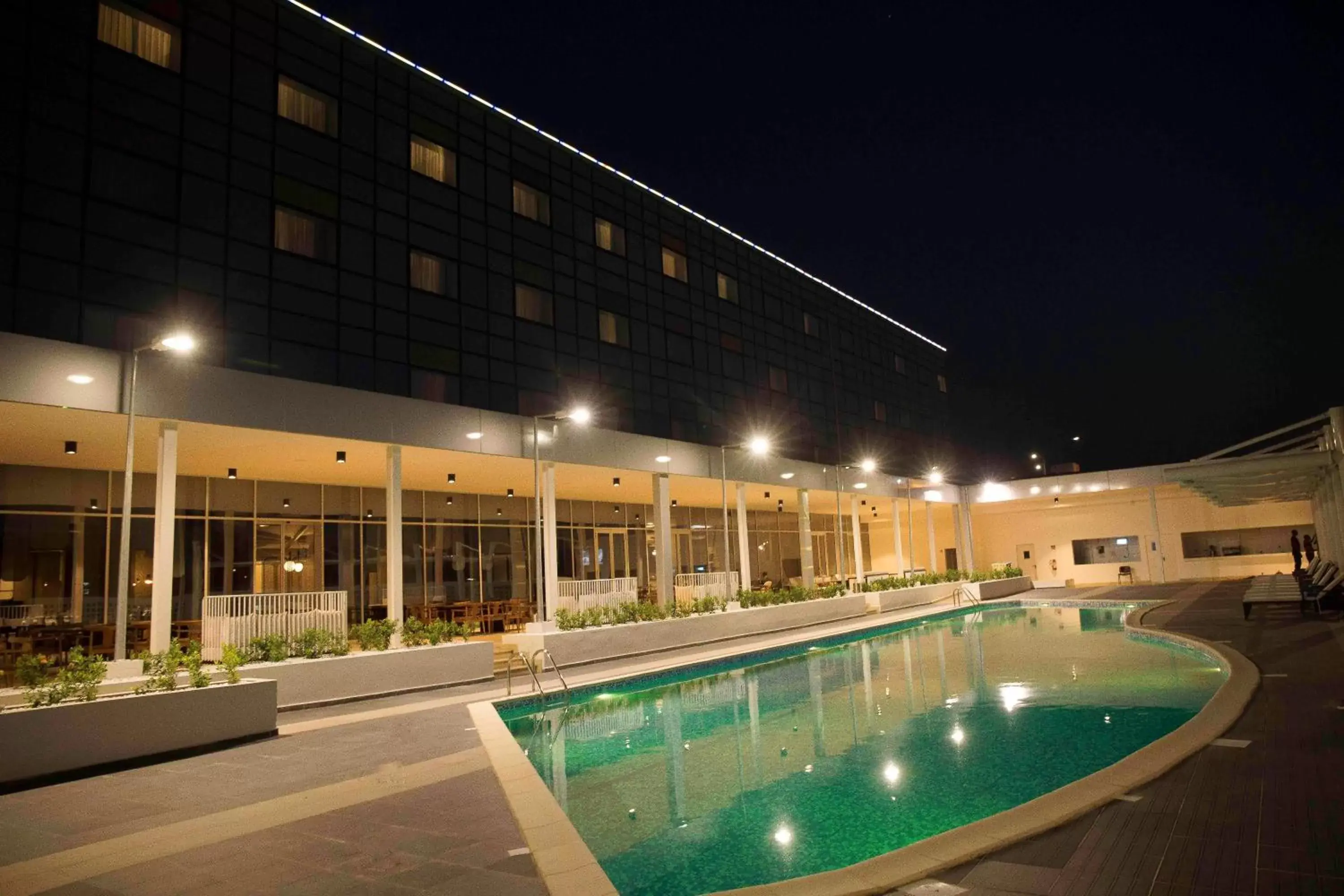 Property building, Swimming Pool in Radisson Blu Hotel, Abidjan Airport