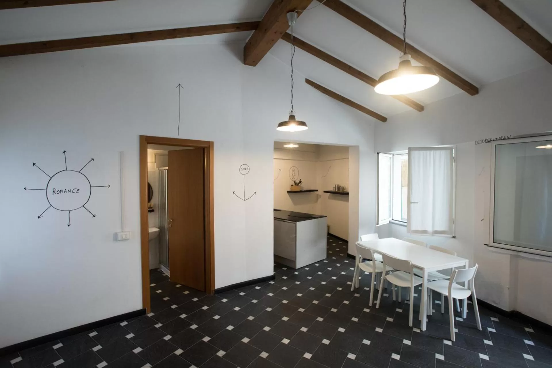 Kitchen or kitchenette in Boutique Hotel Novecento