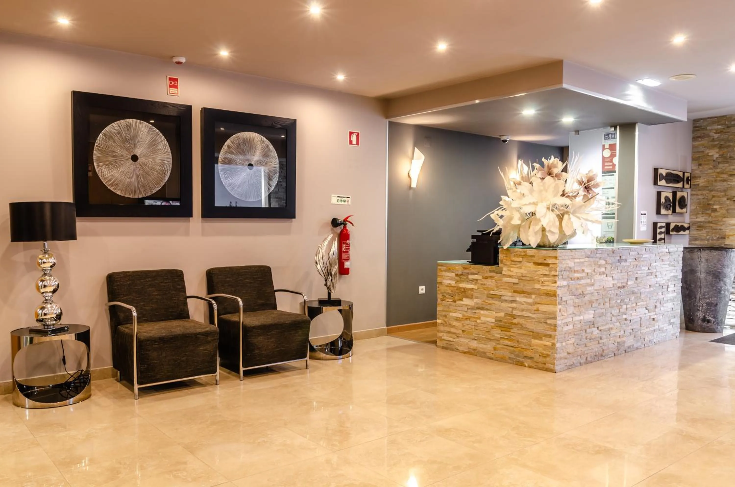 Lobby or reception in Hotel Bocage