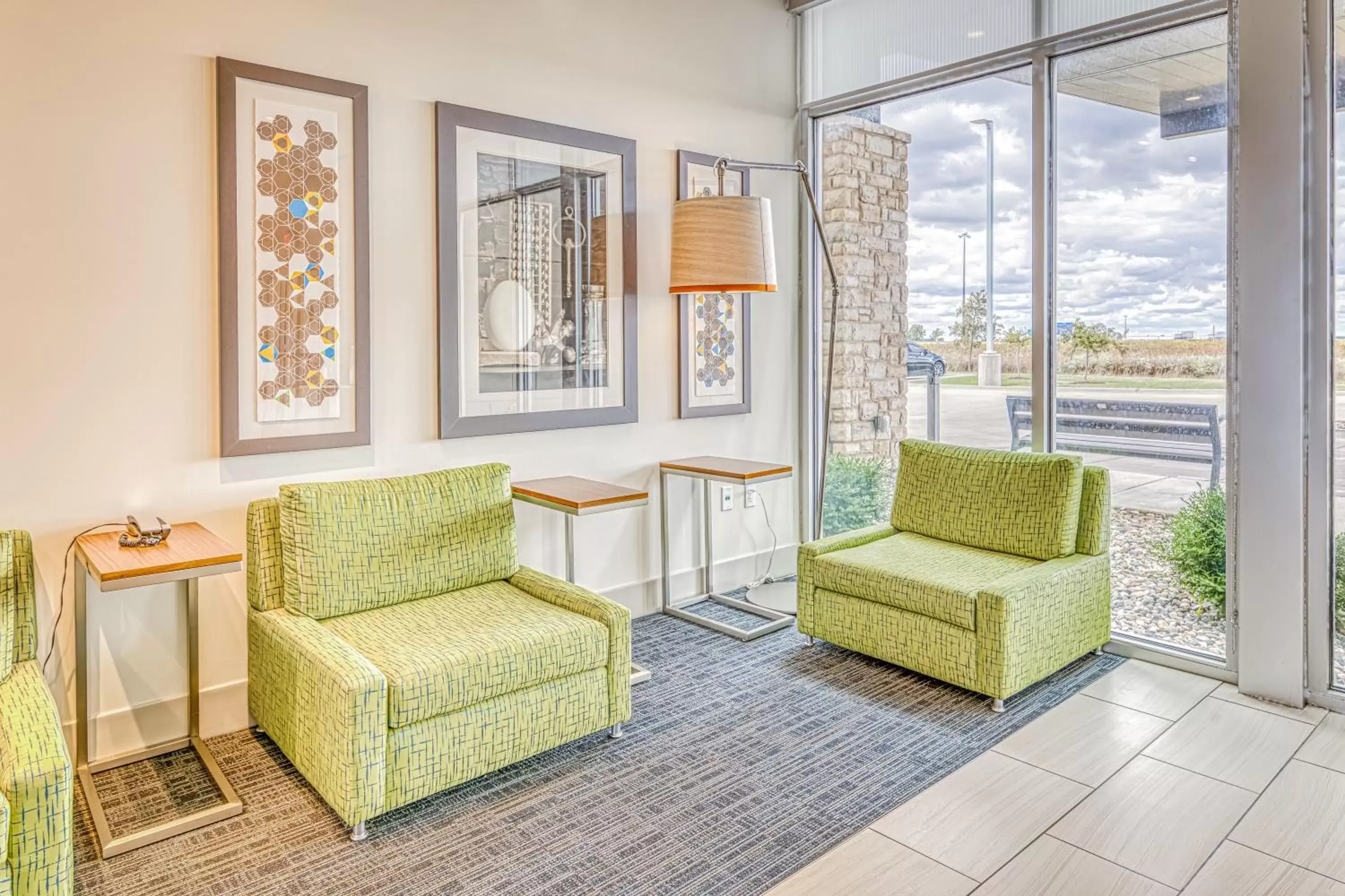 Property building, Seating Area in Holiday Inn Express & Suites - Rantoul, an IHG Hotel