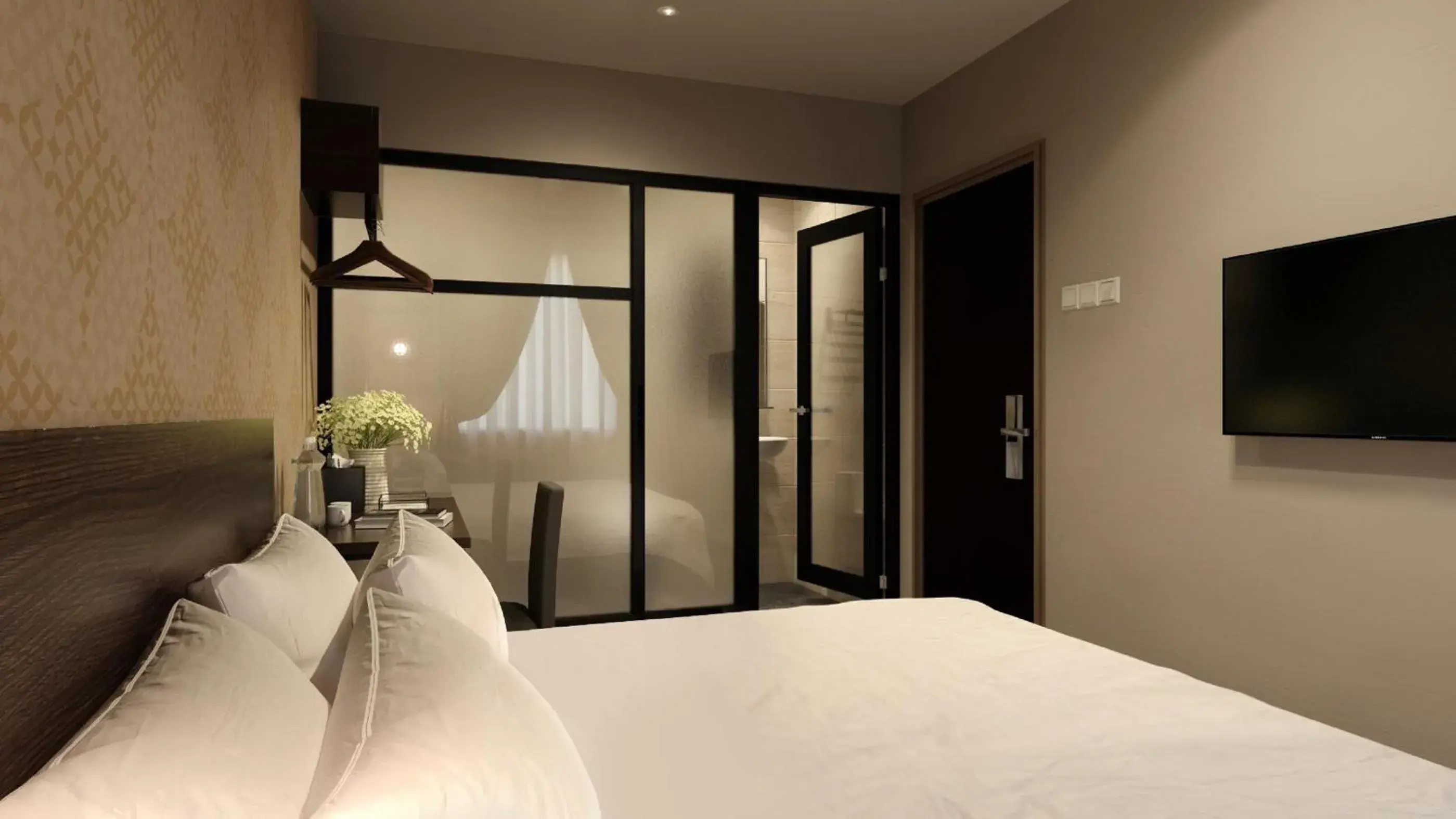 Bedroom in The Square Hotel