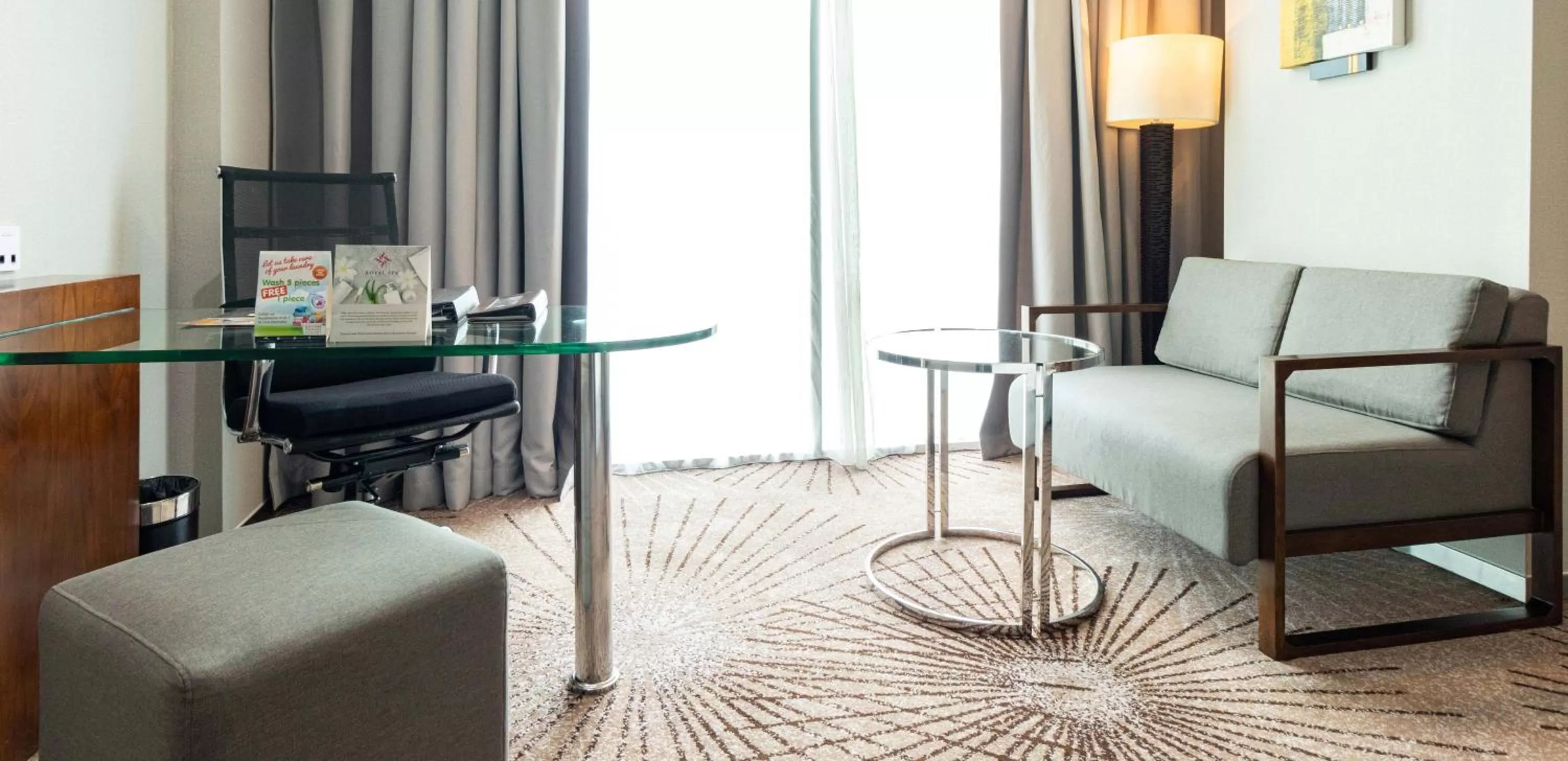 Seating area in Cambridge Hotel Medan