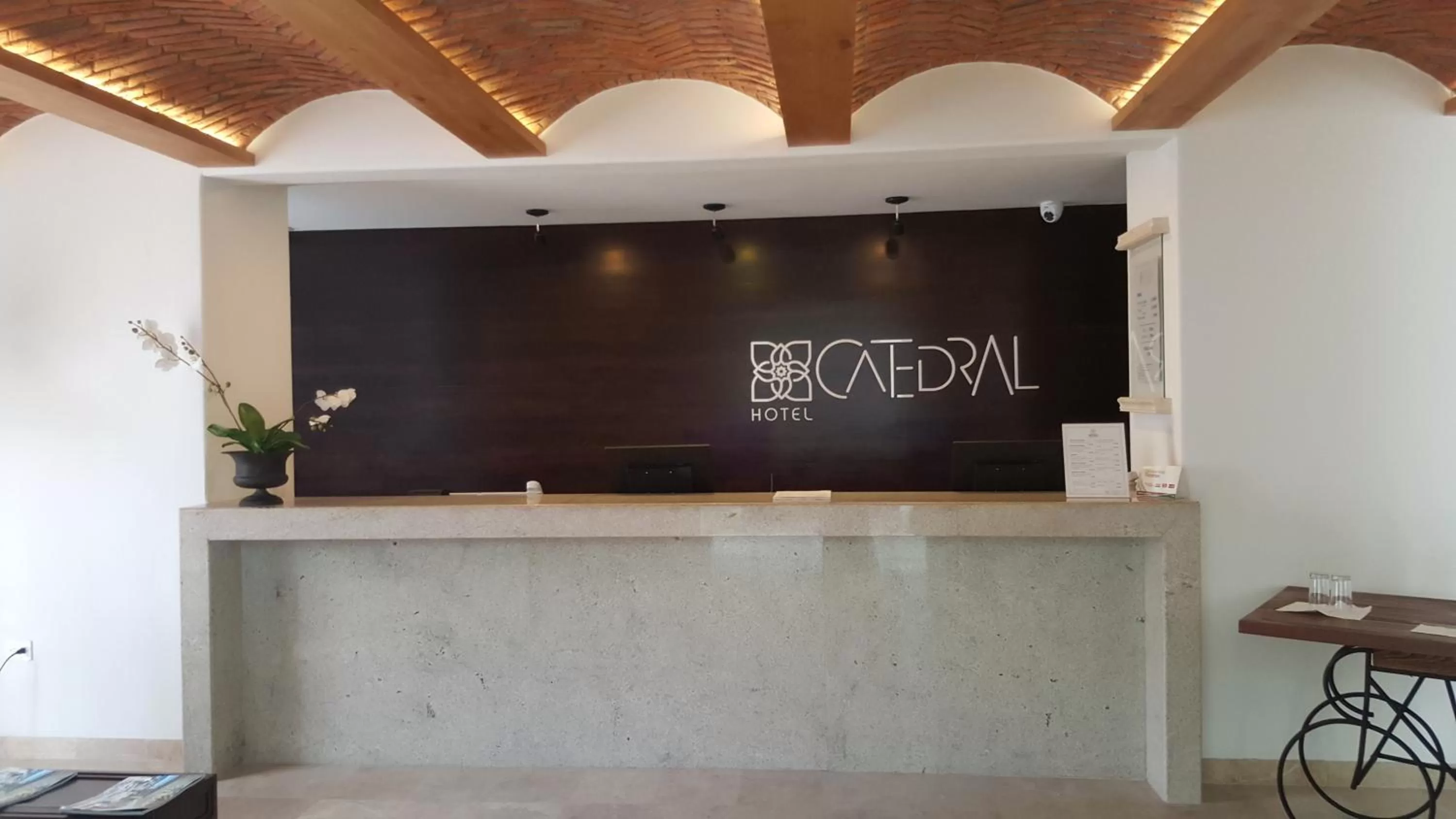 Lobby or reception in Hotel Catedral La Paz