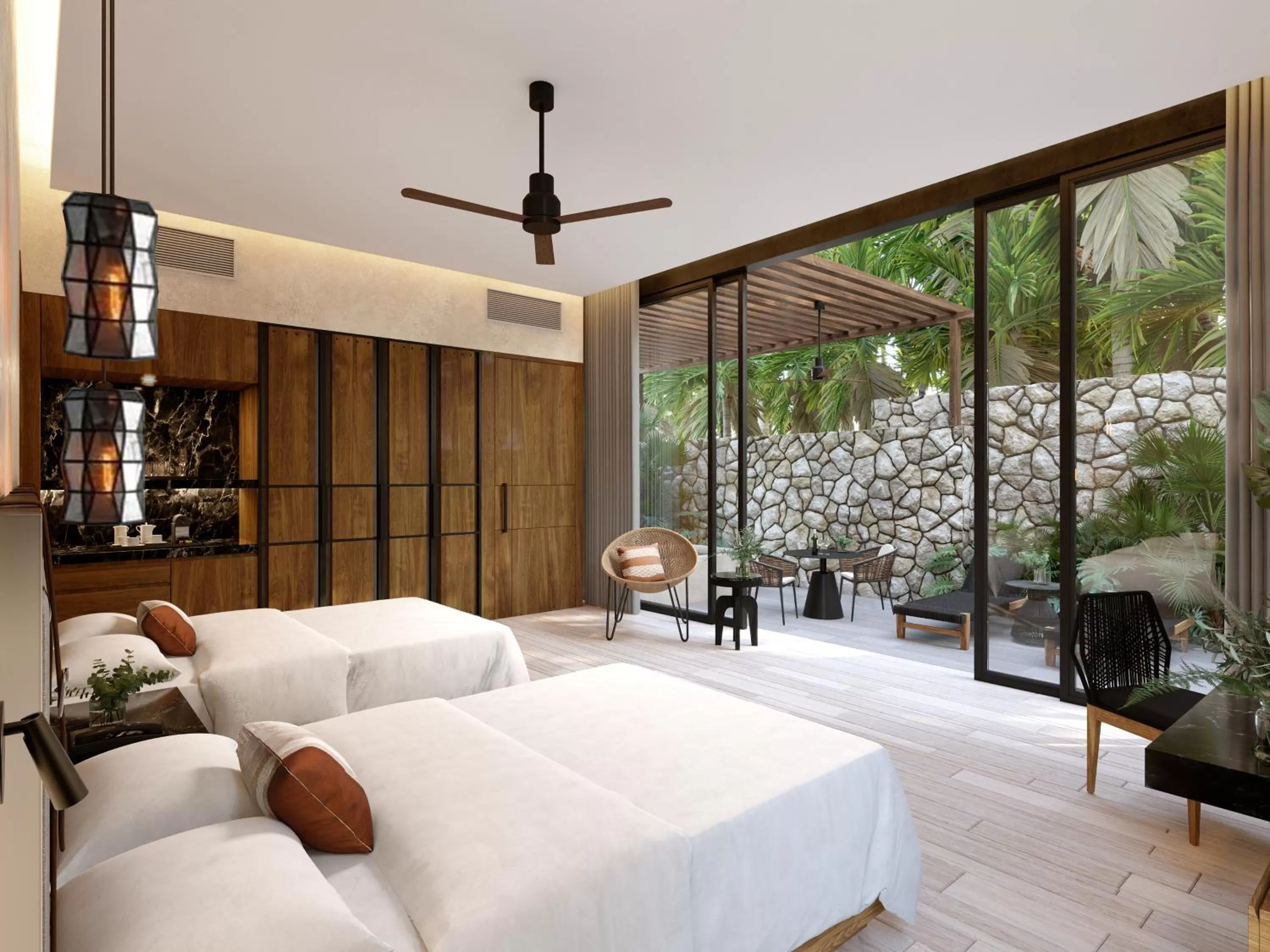 Photo of the whole room, Bed in Hacienda Xcanatun, Angsana Heritage Collection