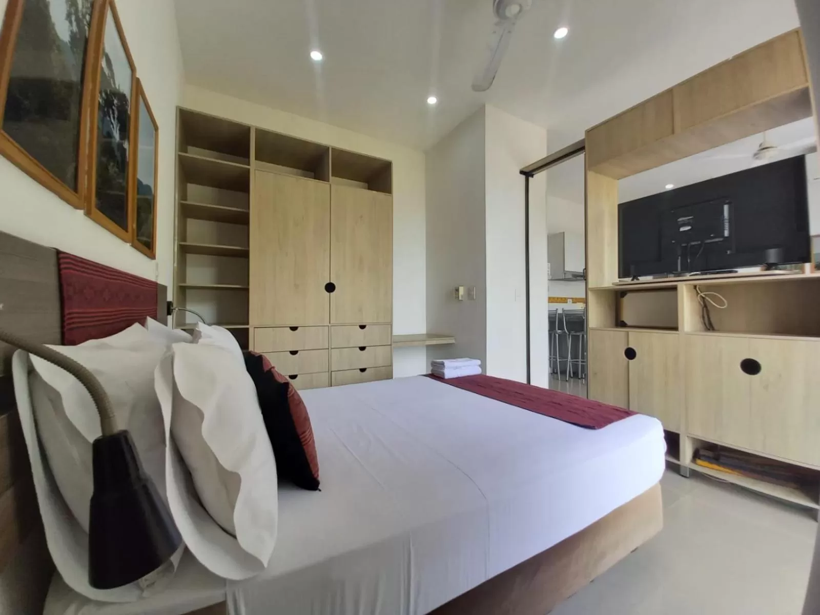 Bed in Terrazas Tayrona Travelers Apartamentos y Suites