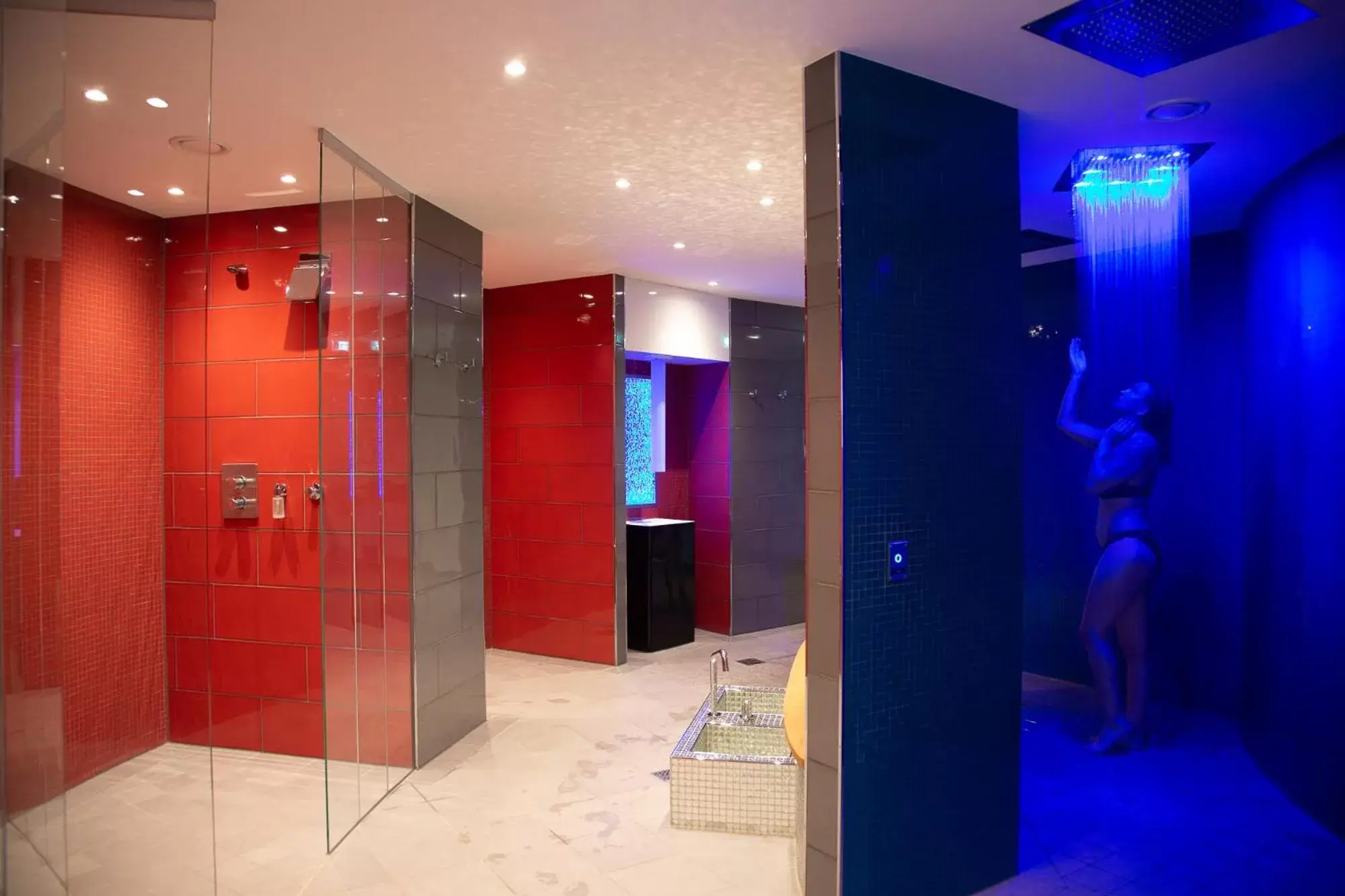 Spa and wellness centre/facilities, Bathroom in Das Ahlbeck Hotel & SPA