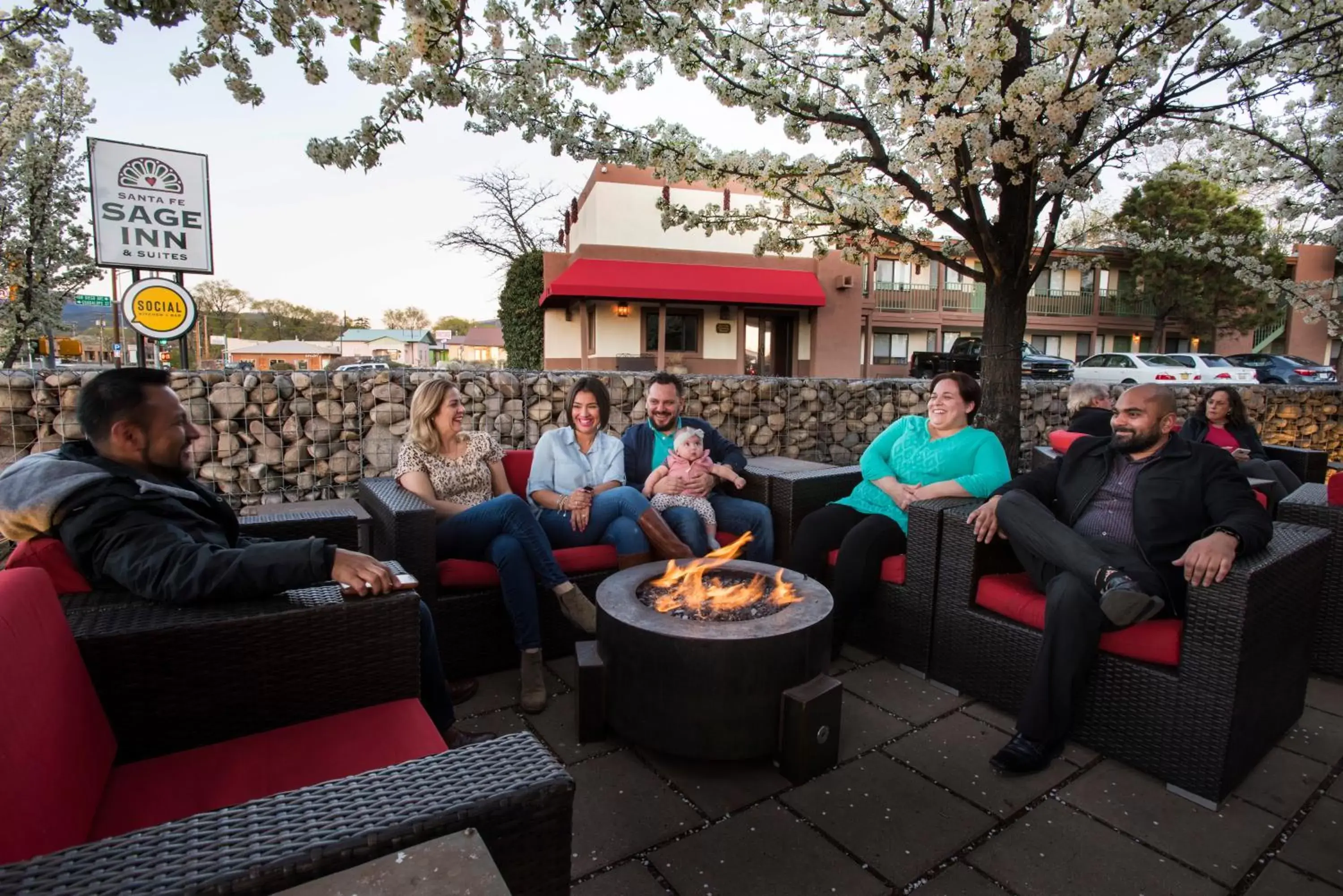 Patio in The Sage Hotel