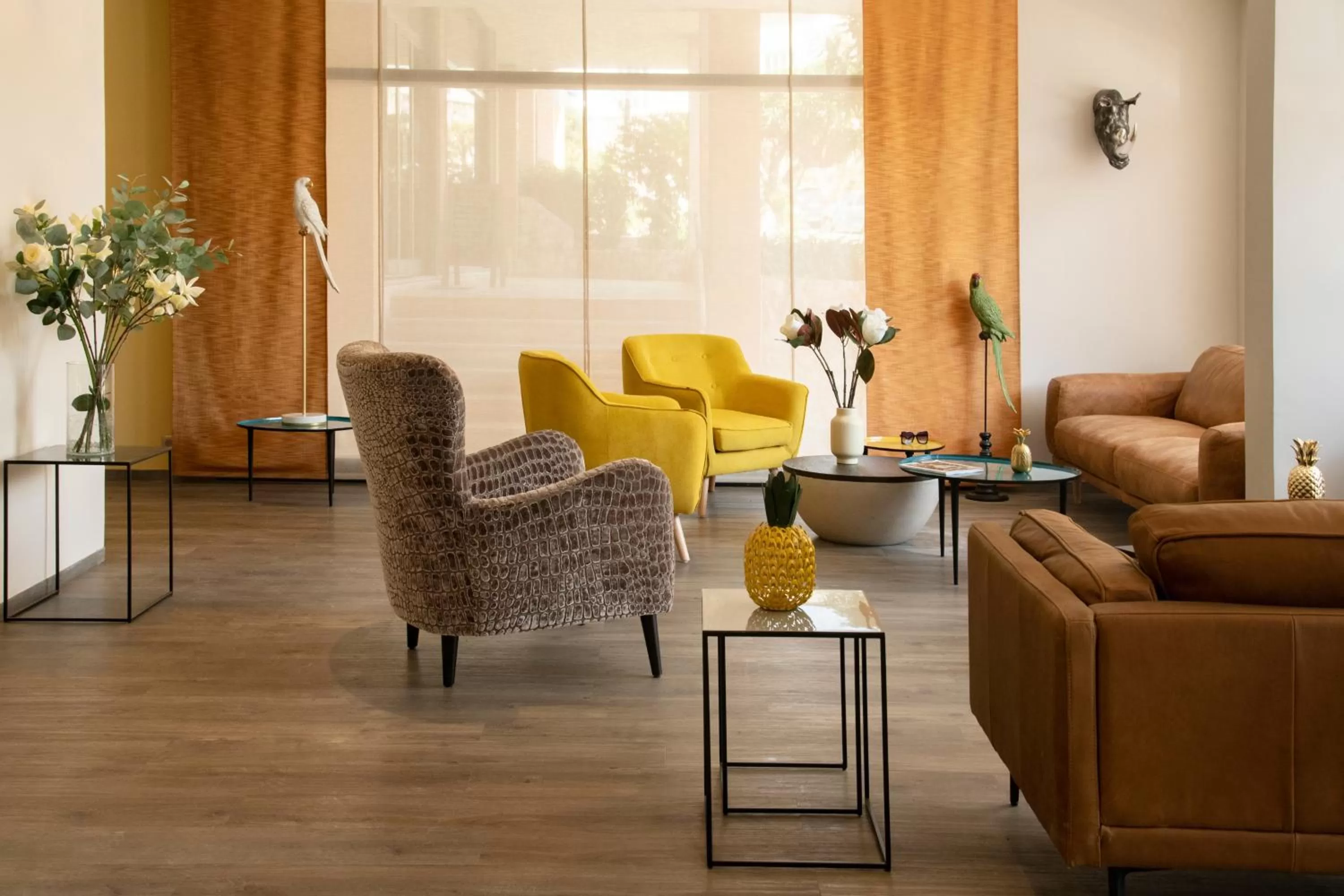 Living room in ibis Styles Beaulieu sur Mer